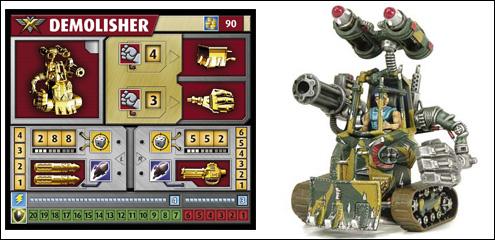 Demolisher, Robogear, Tehnolog