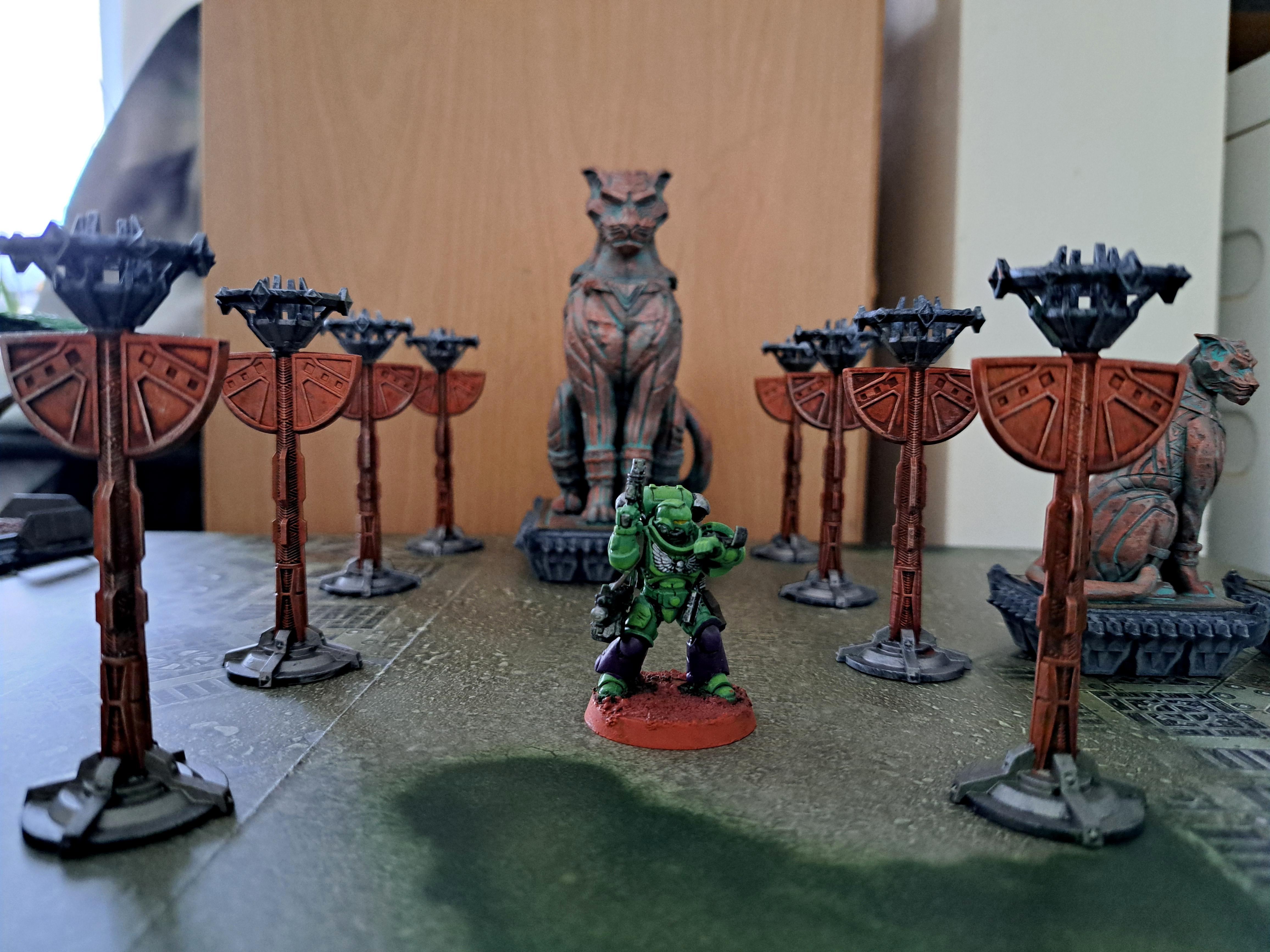 Bronze, Cat, Panther, Statue, Streetlights, Terrain