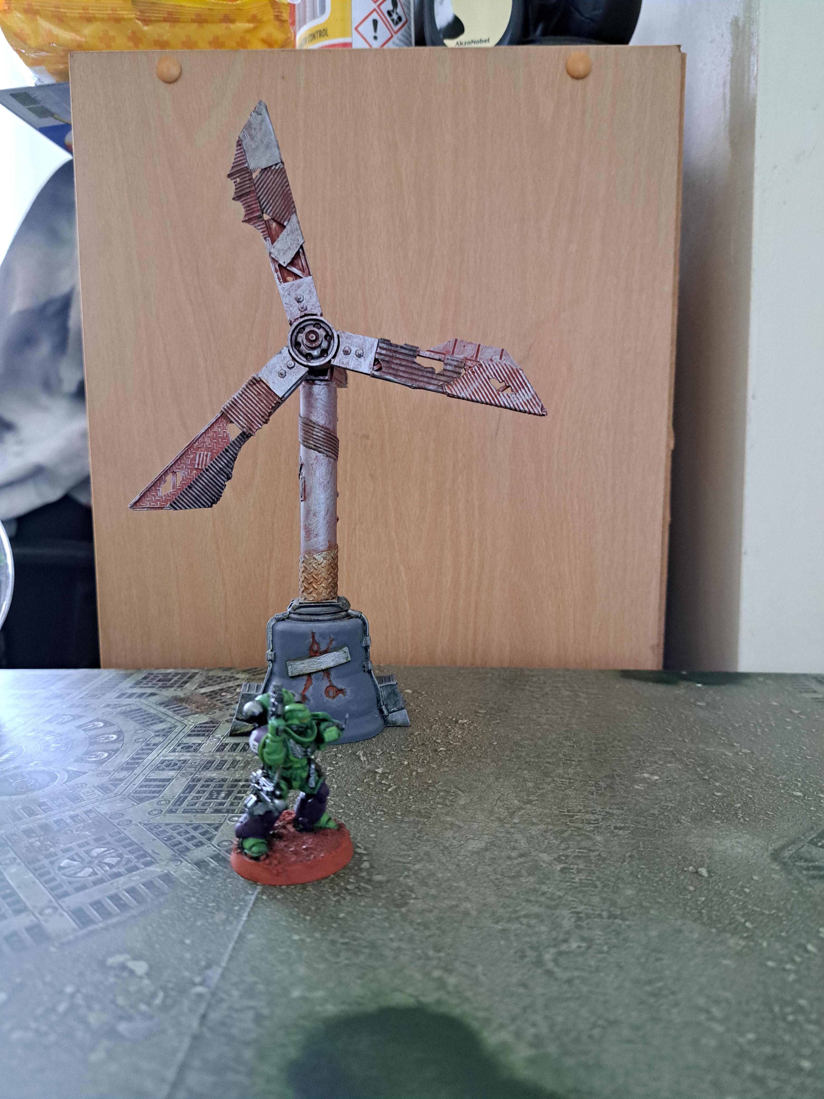 Scifi, Terrain, Wind Turbine