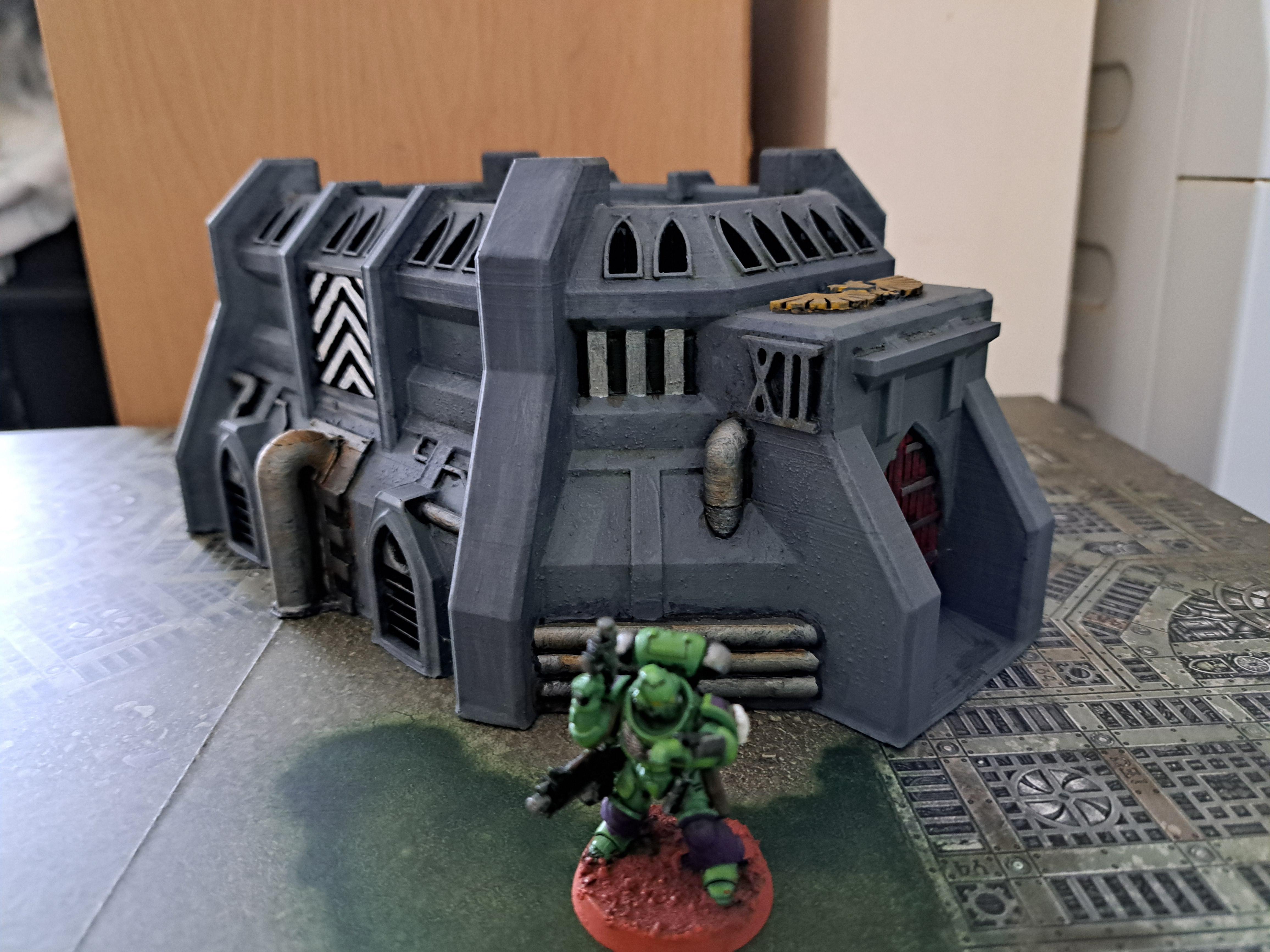 Bunker, Scifi, Terrain, Warhammer 40,000