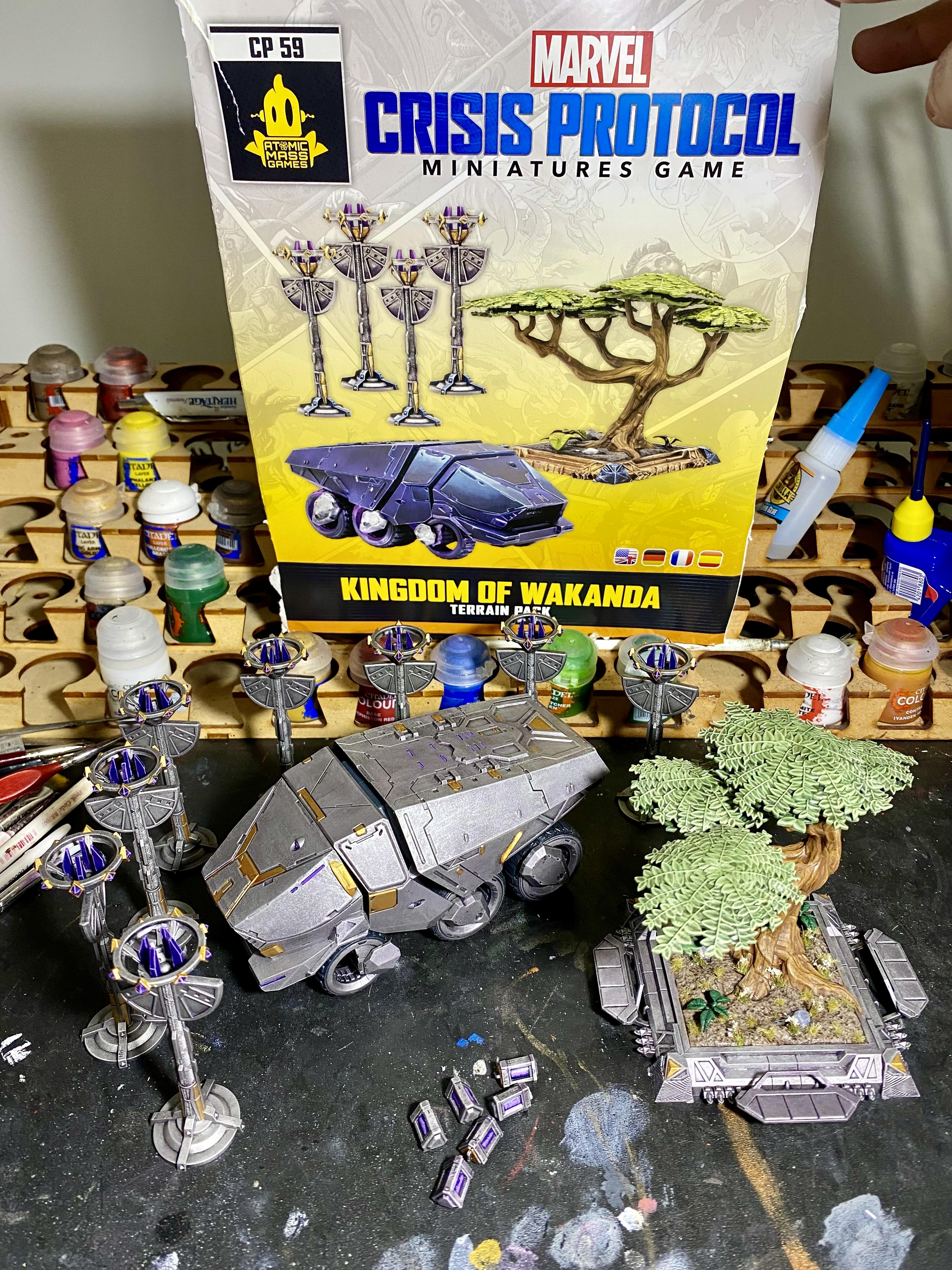 Amg, Atomic Mass Games, Infinity, Marvel Crisis Protocol, Mcp, Terrain, Vehicle, Wakanda