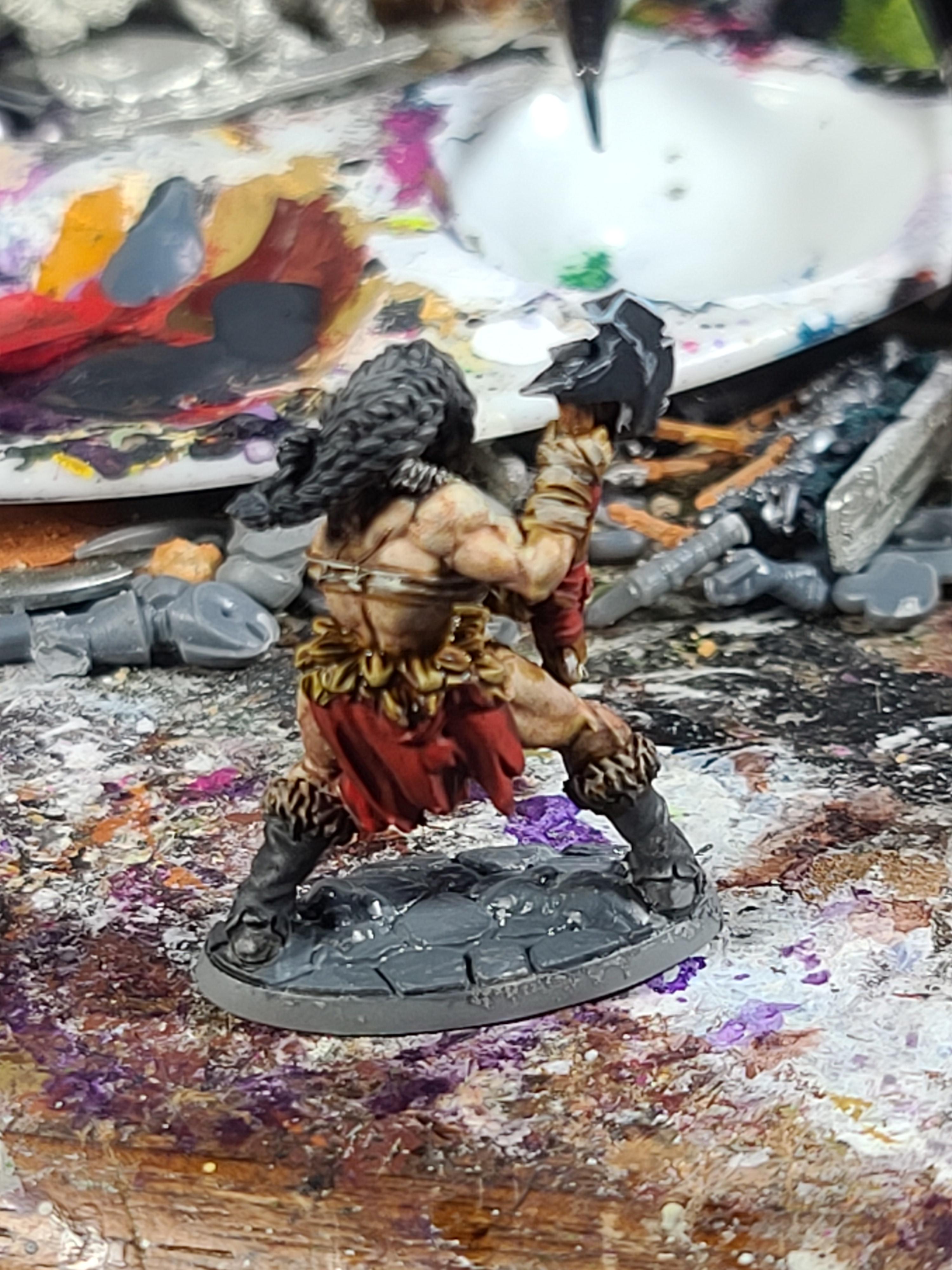 Bones, Conan Ish, Hyperborian Female, Reaper Miniatures, Tom Mason