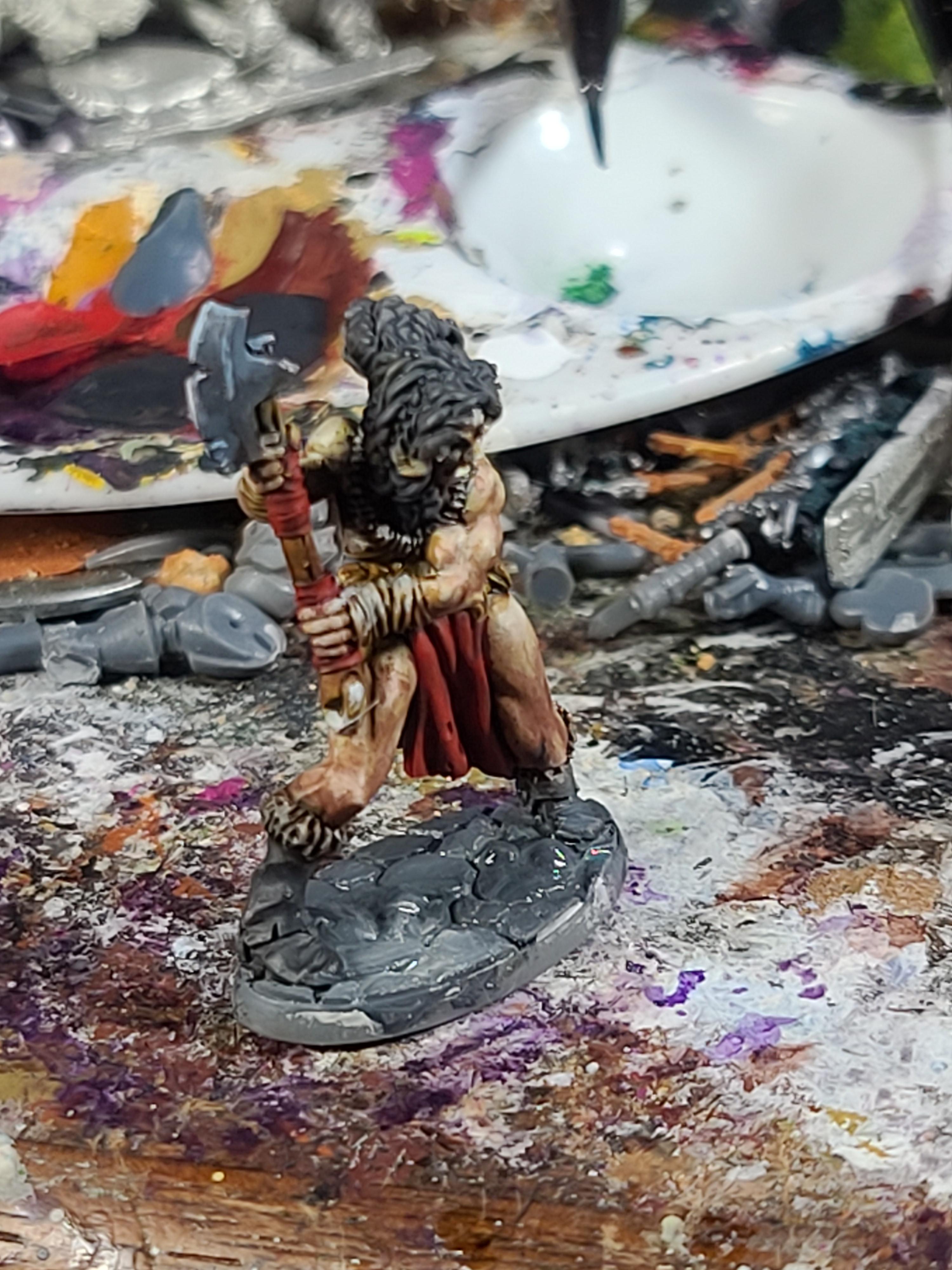 Bones, Conan Ish, Hyperborian Female, Reaper Miniatures, Tom Mason
