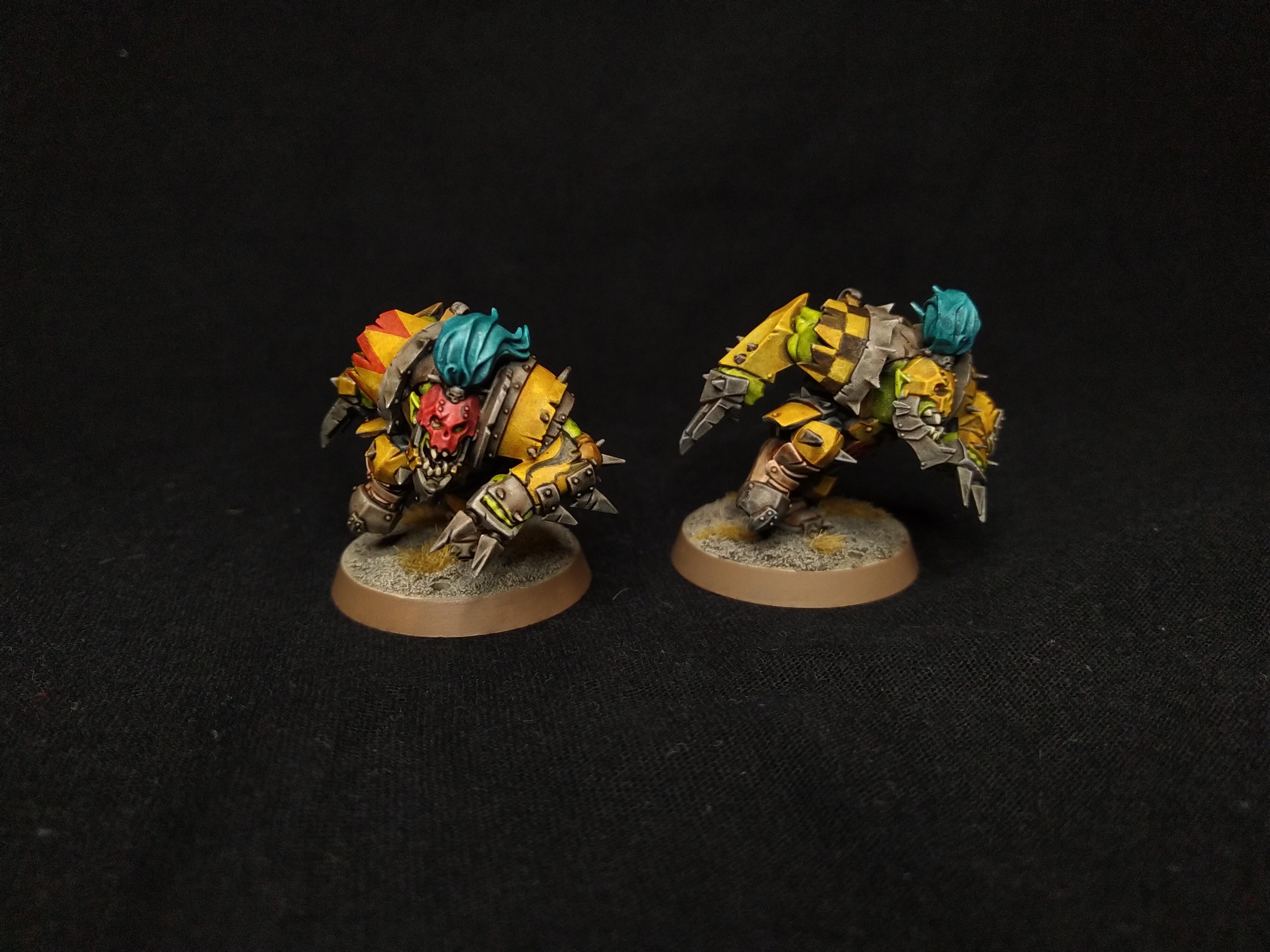 Blood Bowl, Contrast Paint, Orcs, Yellow