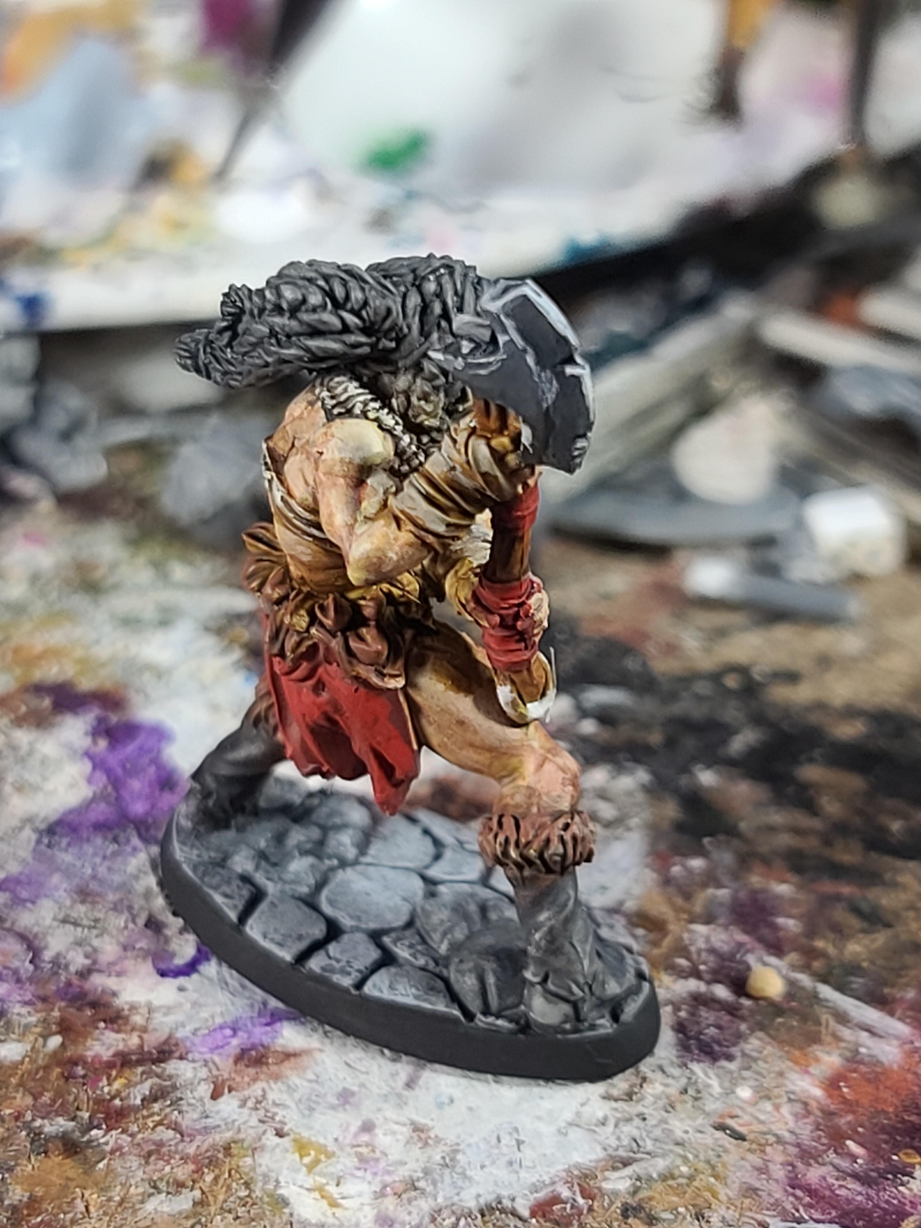 Axe, Barbarian, Bones, Hyperborian Heroine, Reaper Miniatures