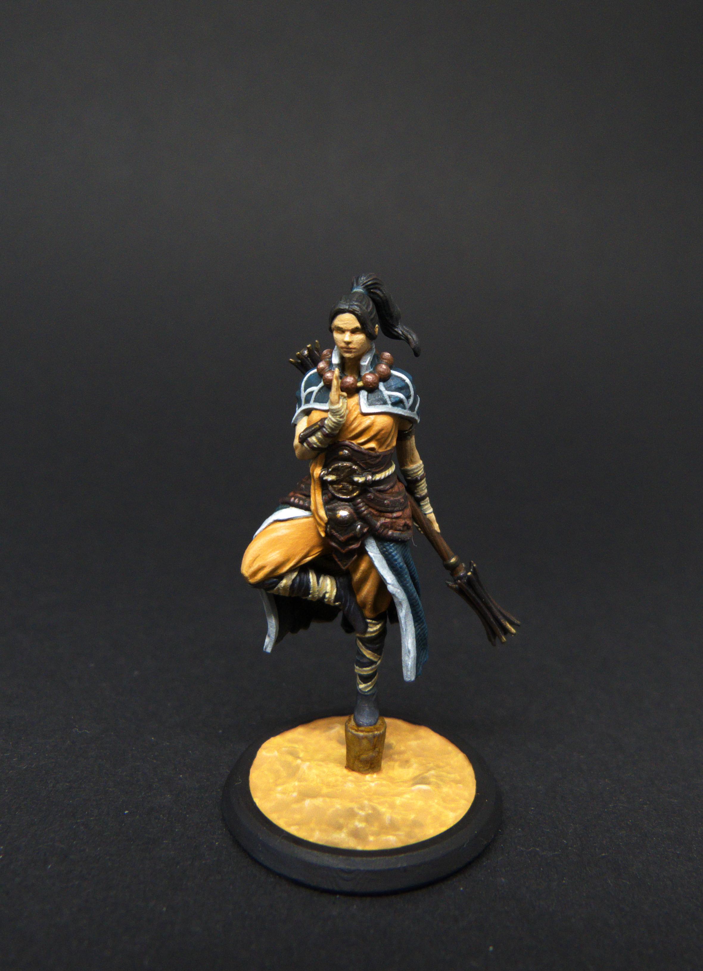 3d Printed, Female, Human, Martial Artist, Monk, Shaolin