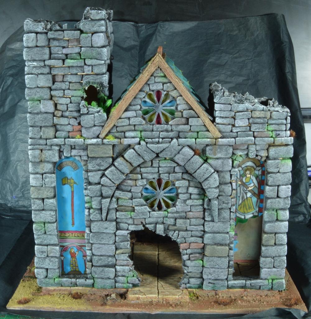 Mdf, Mordheim, Ruined Church, Terrain