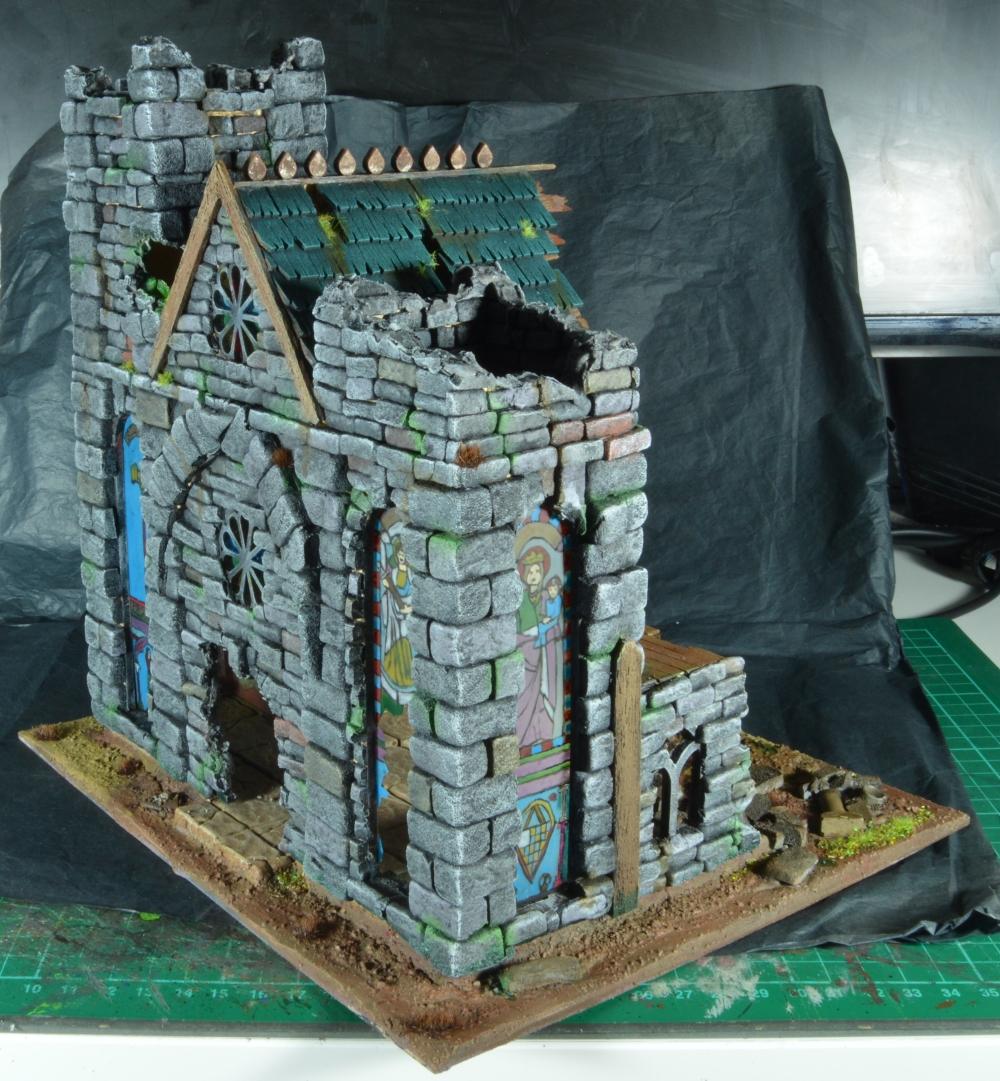 Mdf, Mordheim, Ruined Church, Terrain