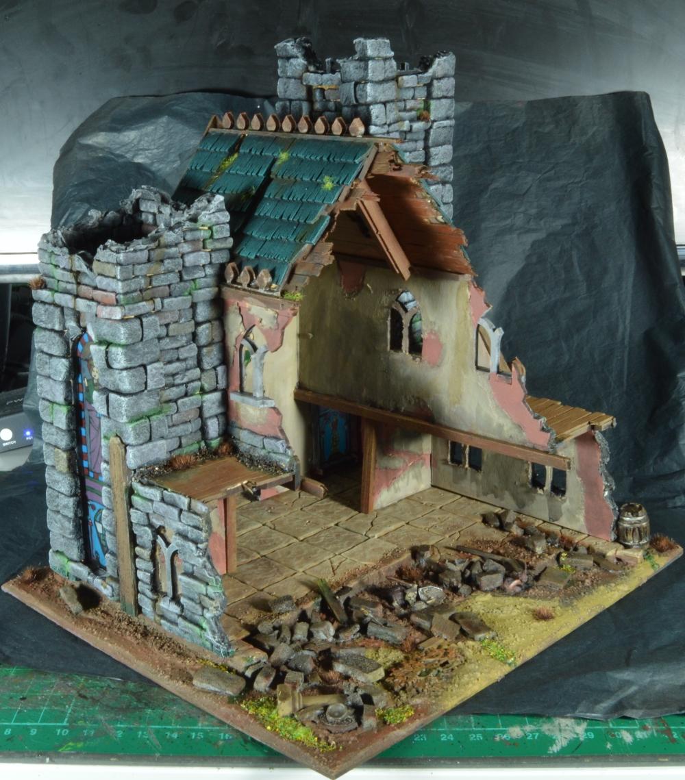 Mdf, Mordheim, Ruined Church, Terrain