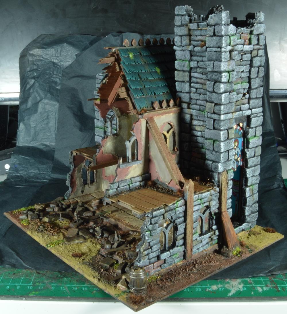 Mdf, Mordheim, Ruined Church, Terrain