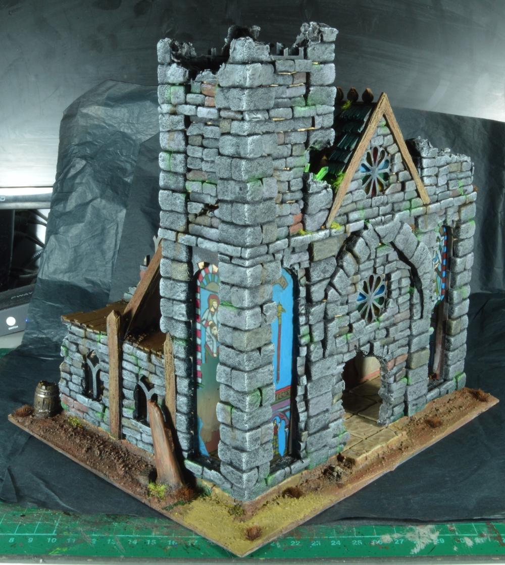 Mdf, Mordheim, Ruined Church, Terrain
