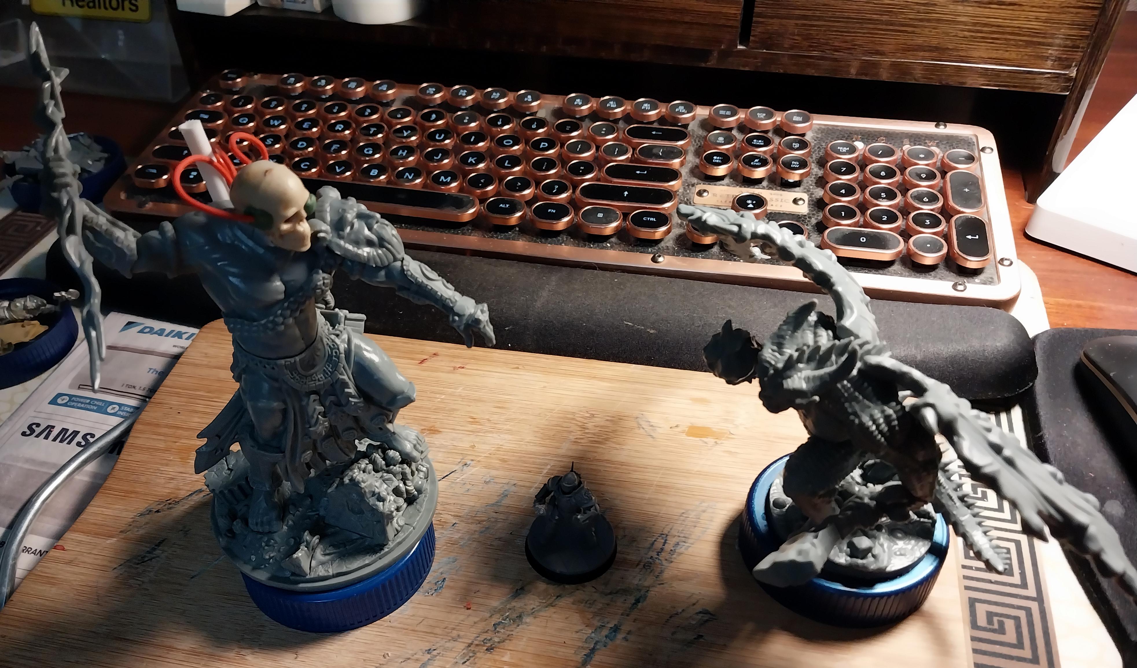 Emperor, Horus, Reaper, Statue, Terrain