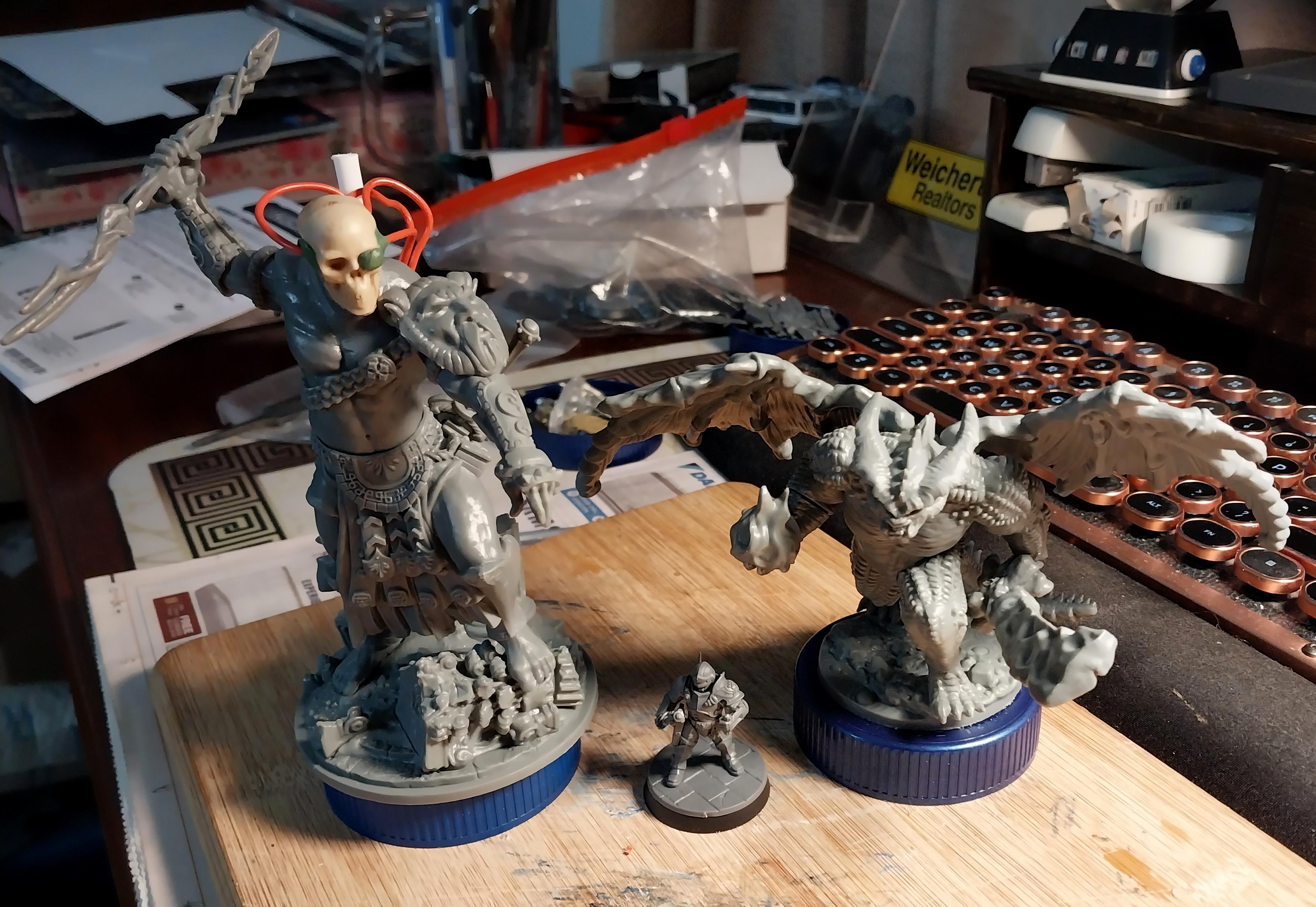 Emperor, Horus, Reaper, Statue, Terrain
