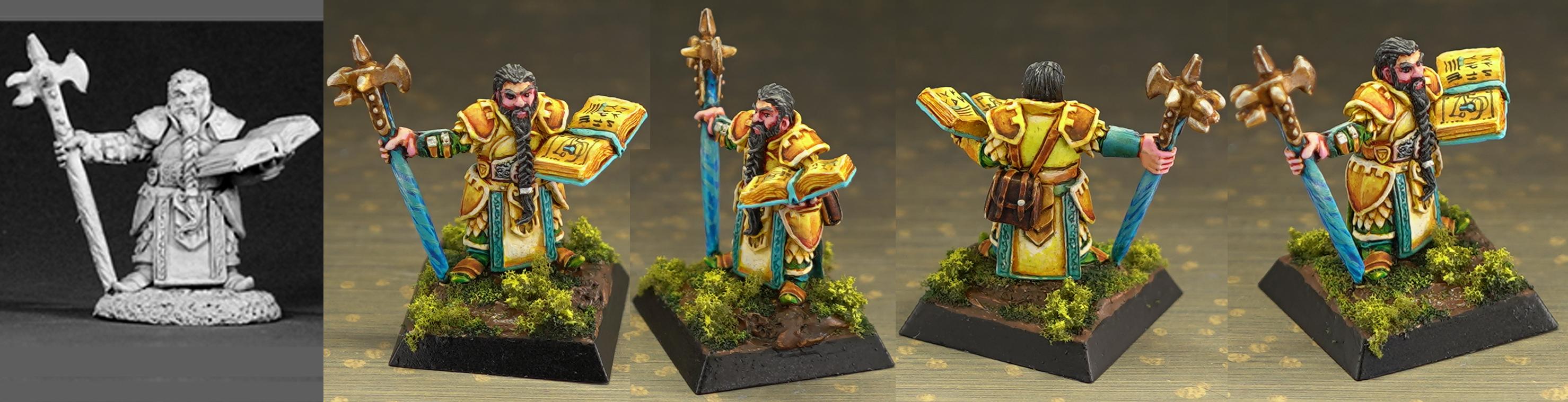 Dwarf Cleric, Dwarves, Grayrune, Reaper, Reaper Bones