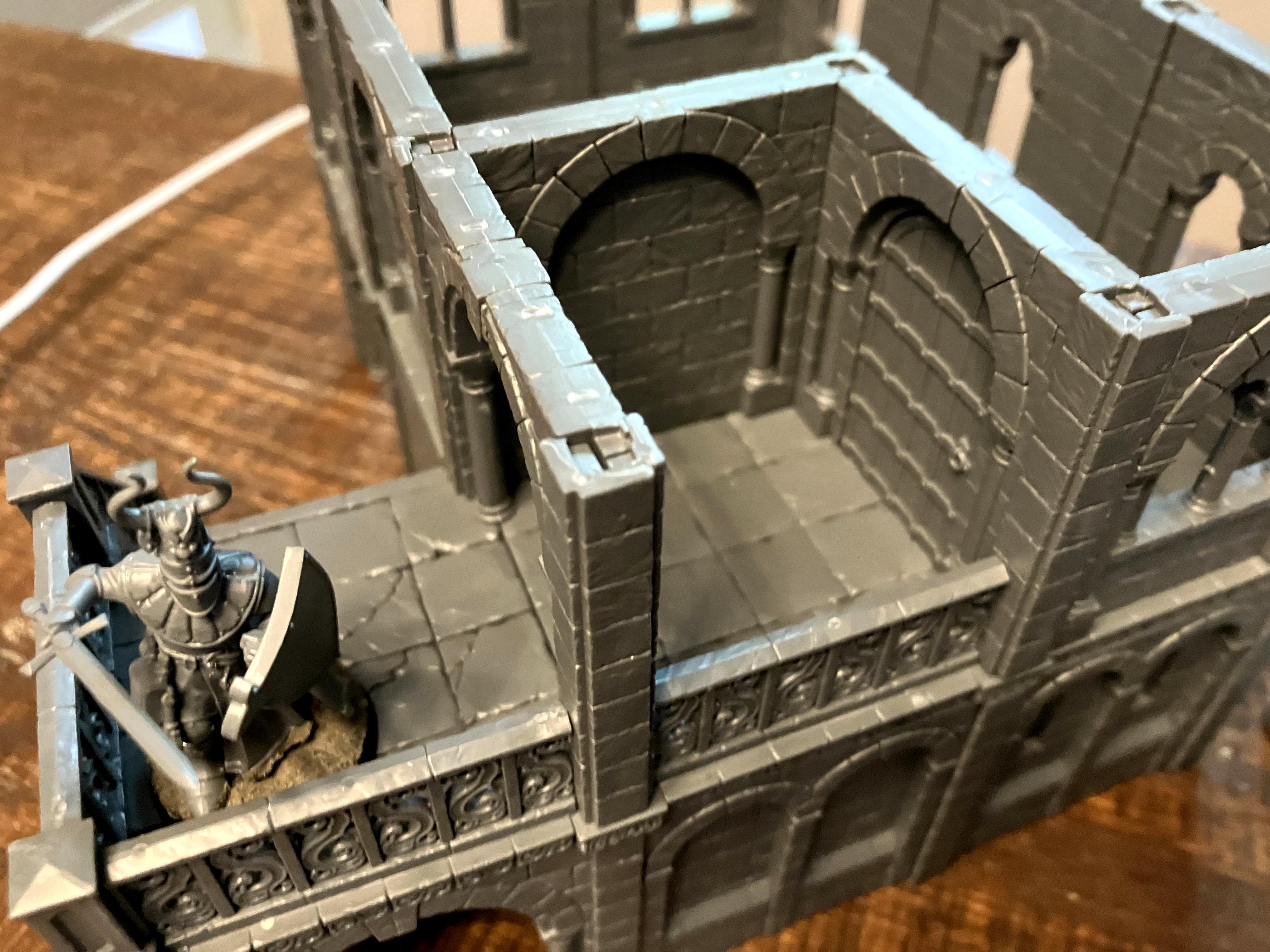 Games Workshop, Gondor, Kitbash, Lord Of The Rings, Mansion, Mesbg, Middle Earth, Terrain, Terrain Building