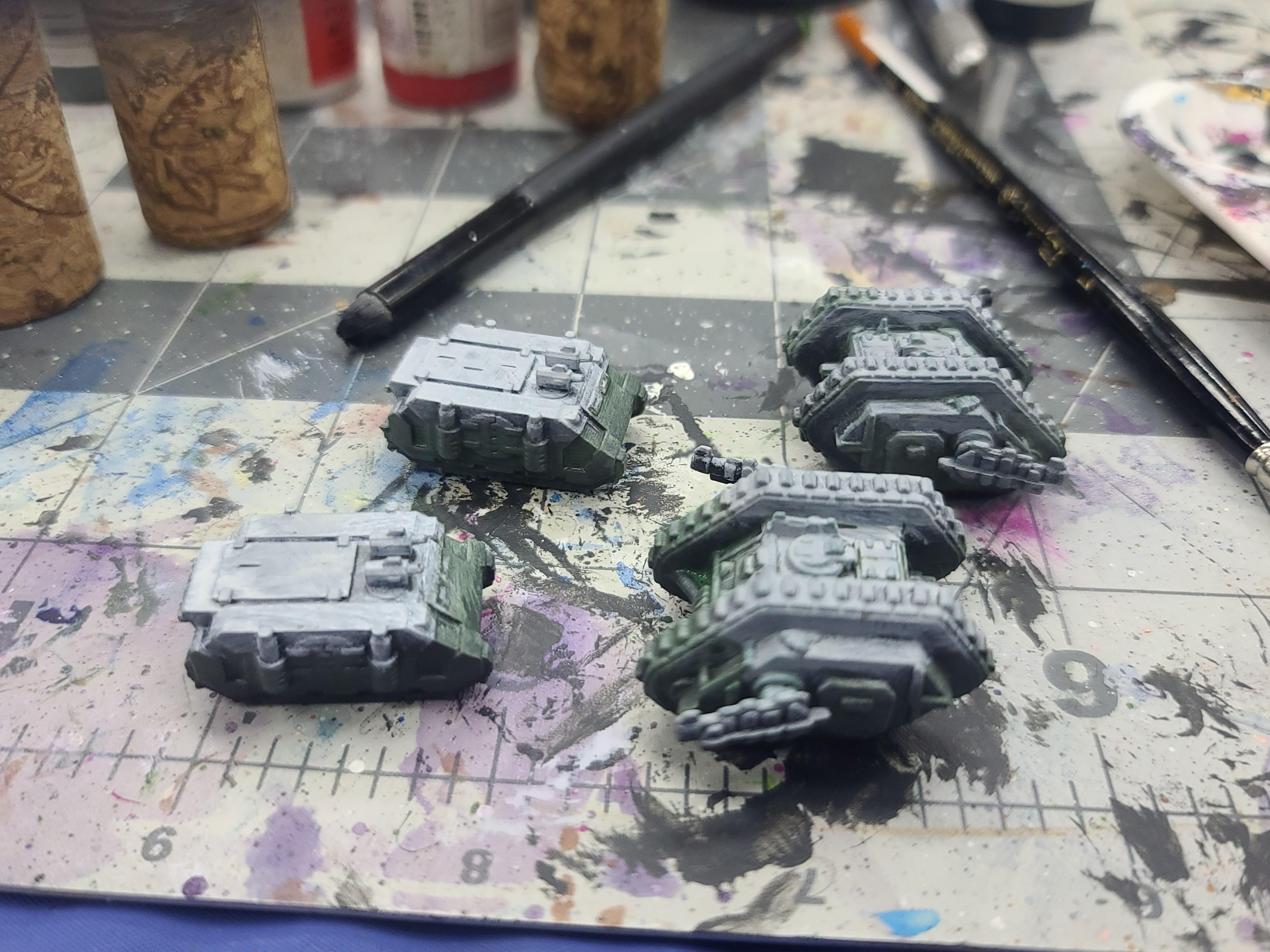 3d Print, 6mm, Games Workshop, Land Raider, Rhino, Salamanders, Sebs Print Shop, Space Marines