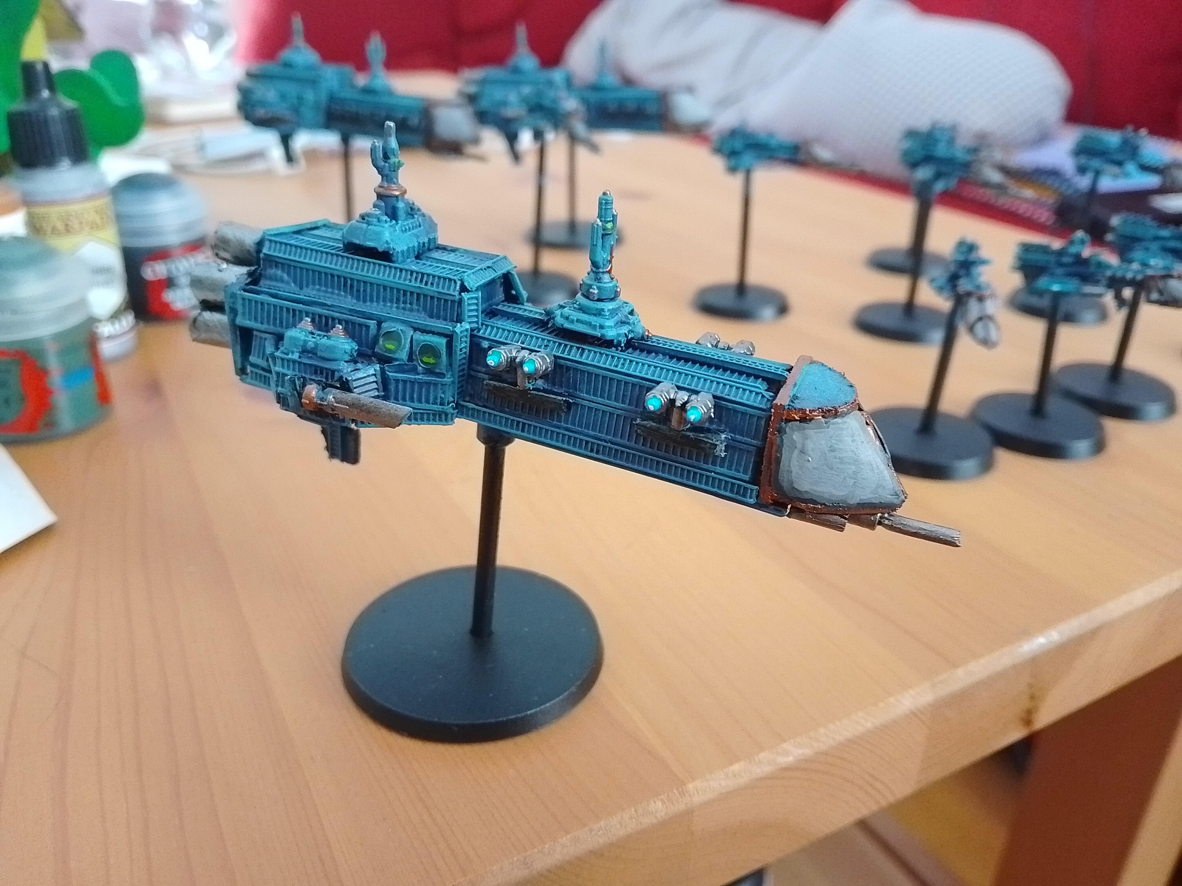 Battlefleet Gothic, Cruiser, Dropfleet Commander, Scratch Build
