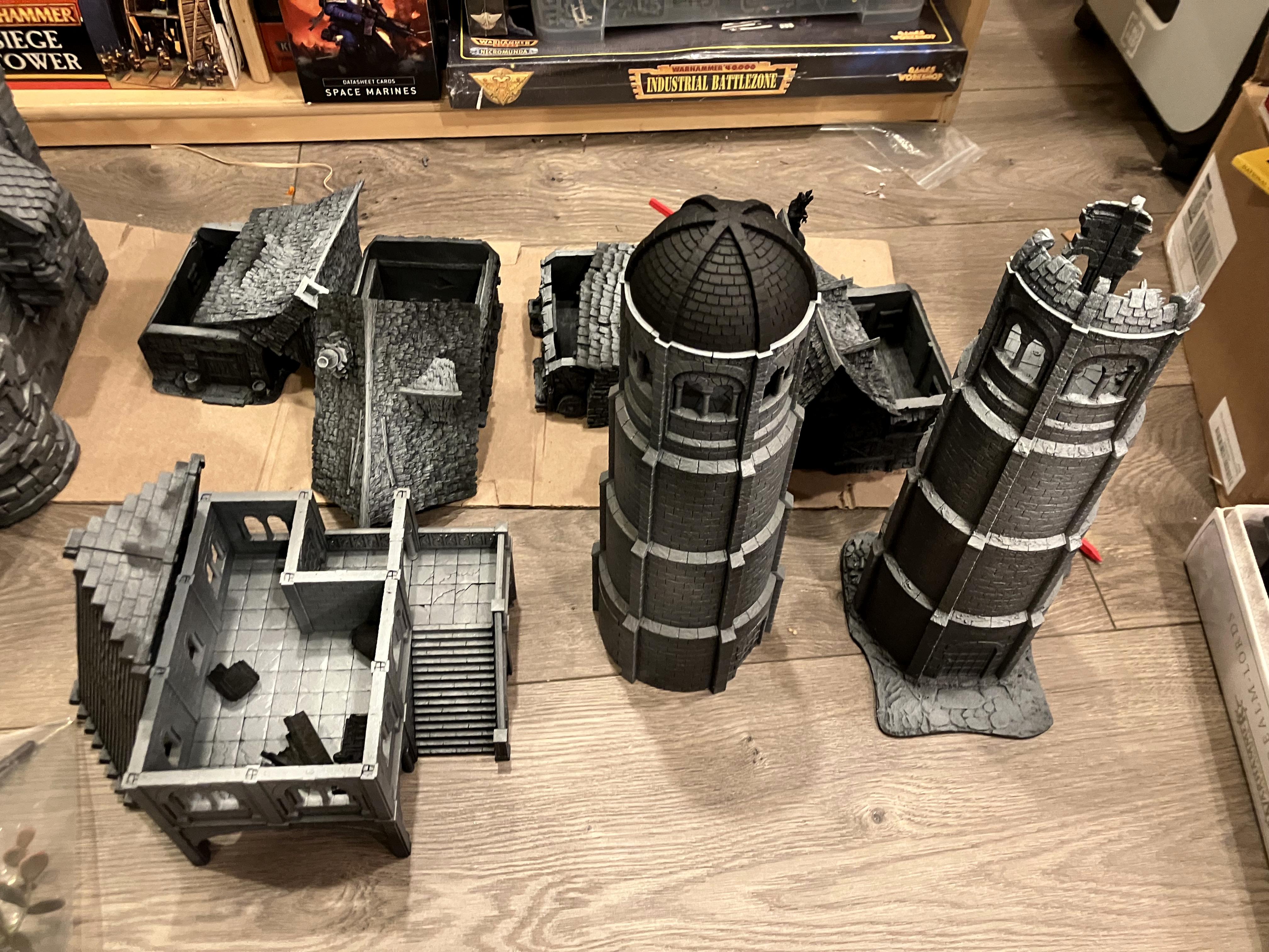 Age Of Sigmar, Buildings, Fantasy Village, Oldhammer, Painting, Tabletop World Scenery, Terrain, Warhammer Fantasy, Warhammer Fortress, Warhammer The Old World, Work In Progress