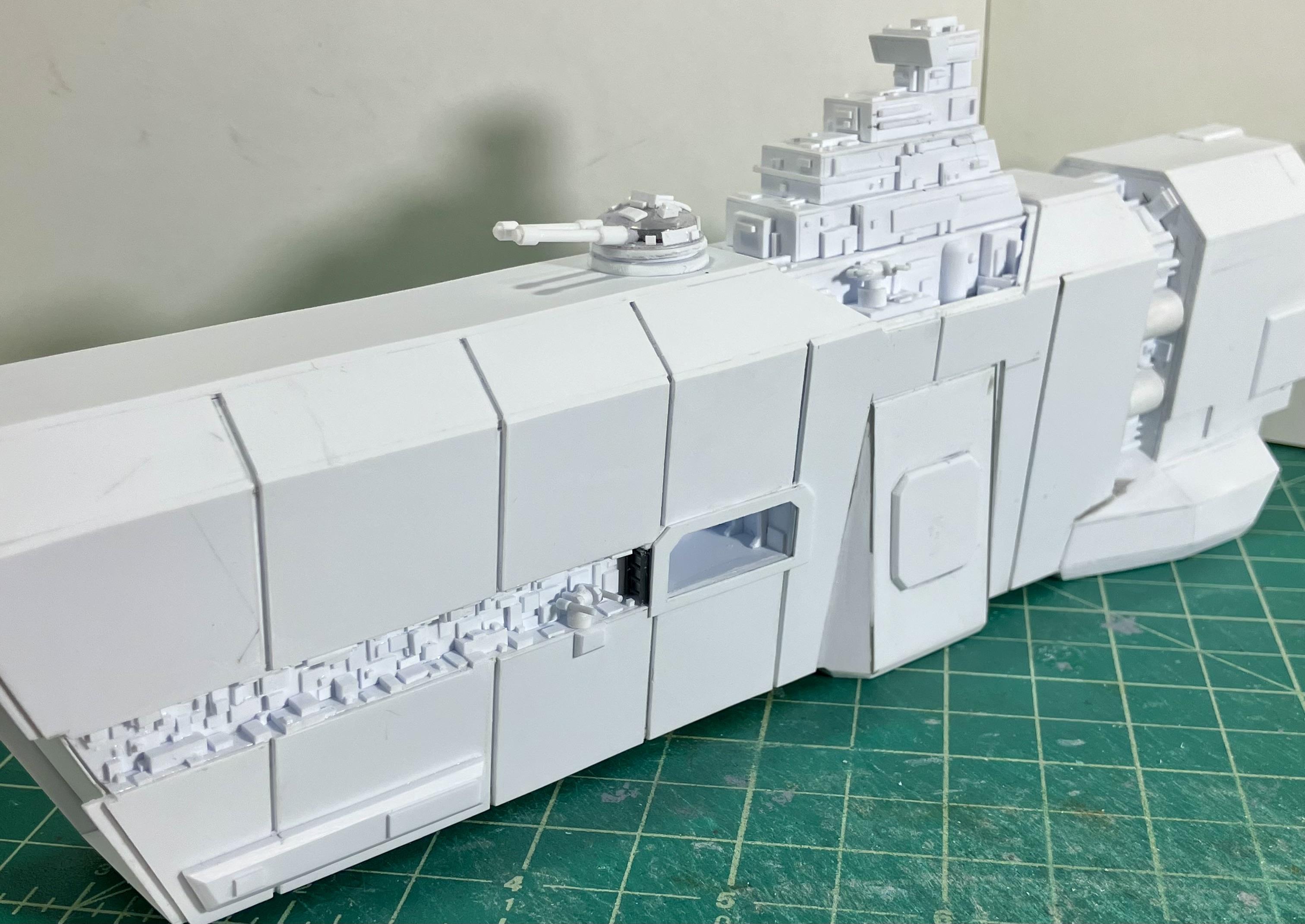 Destroyer, Scratch Build, Starship, Turret
