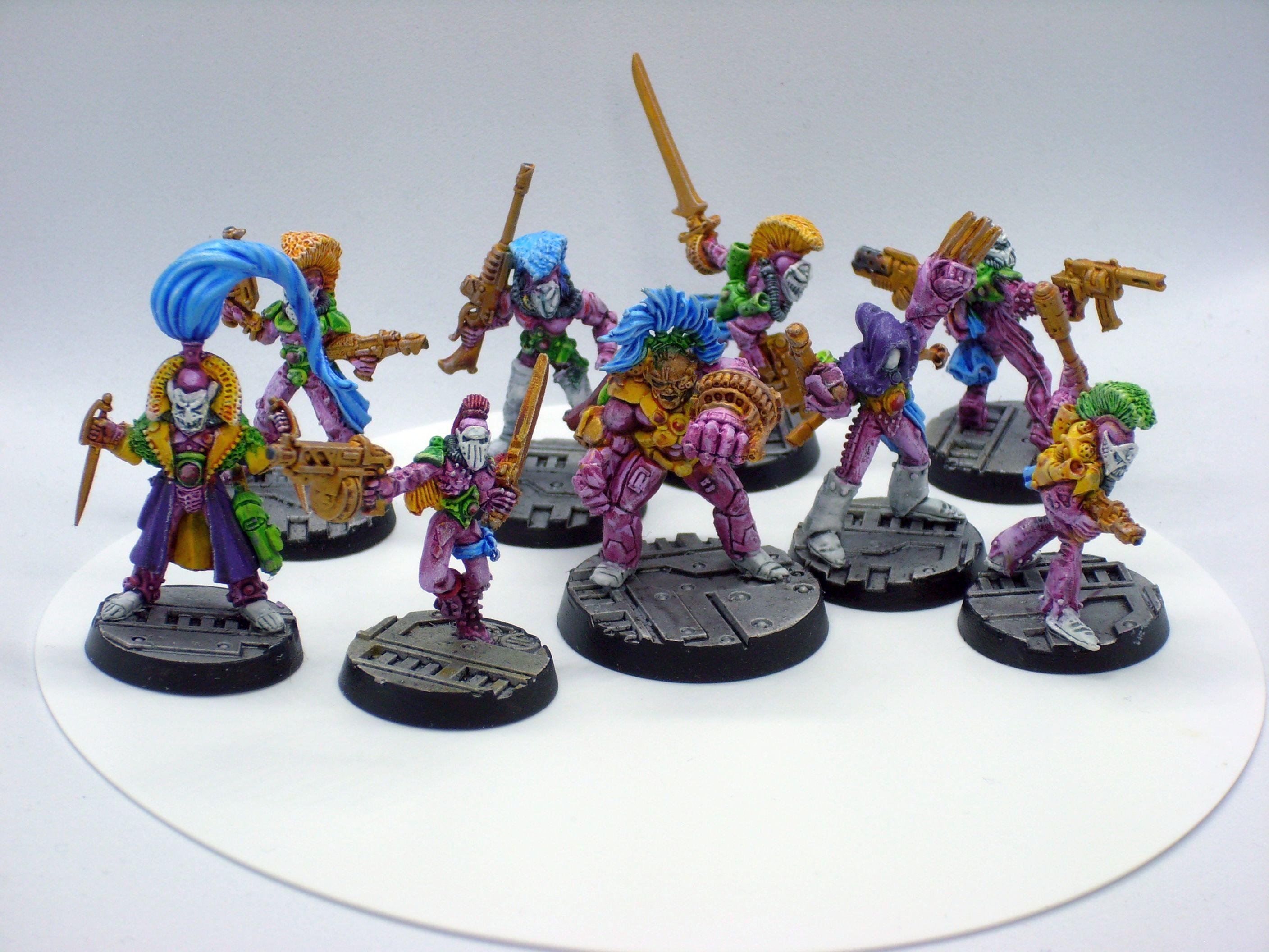 Brat Gang, Bratz, Conversion, Harlequins, Metal Models, Necromunda, Warhammer 40,000