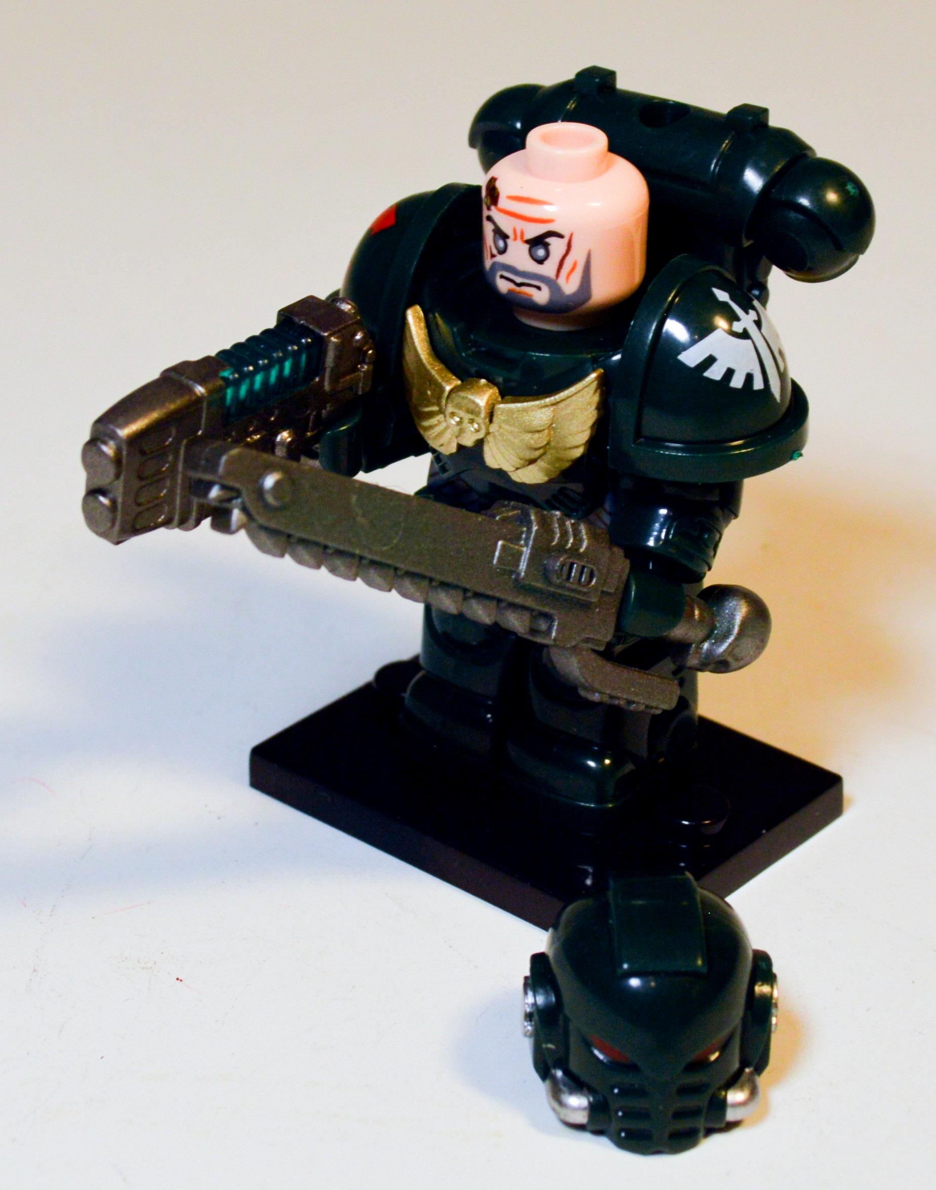 Astartes, Dark Angels, Lego, Space Marines