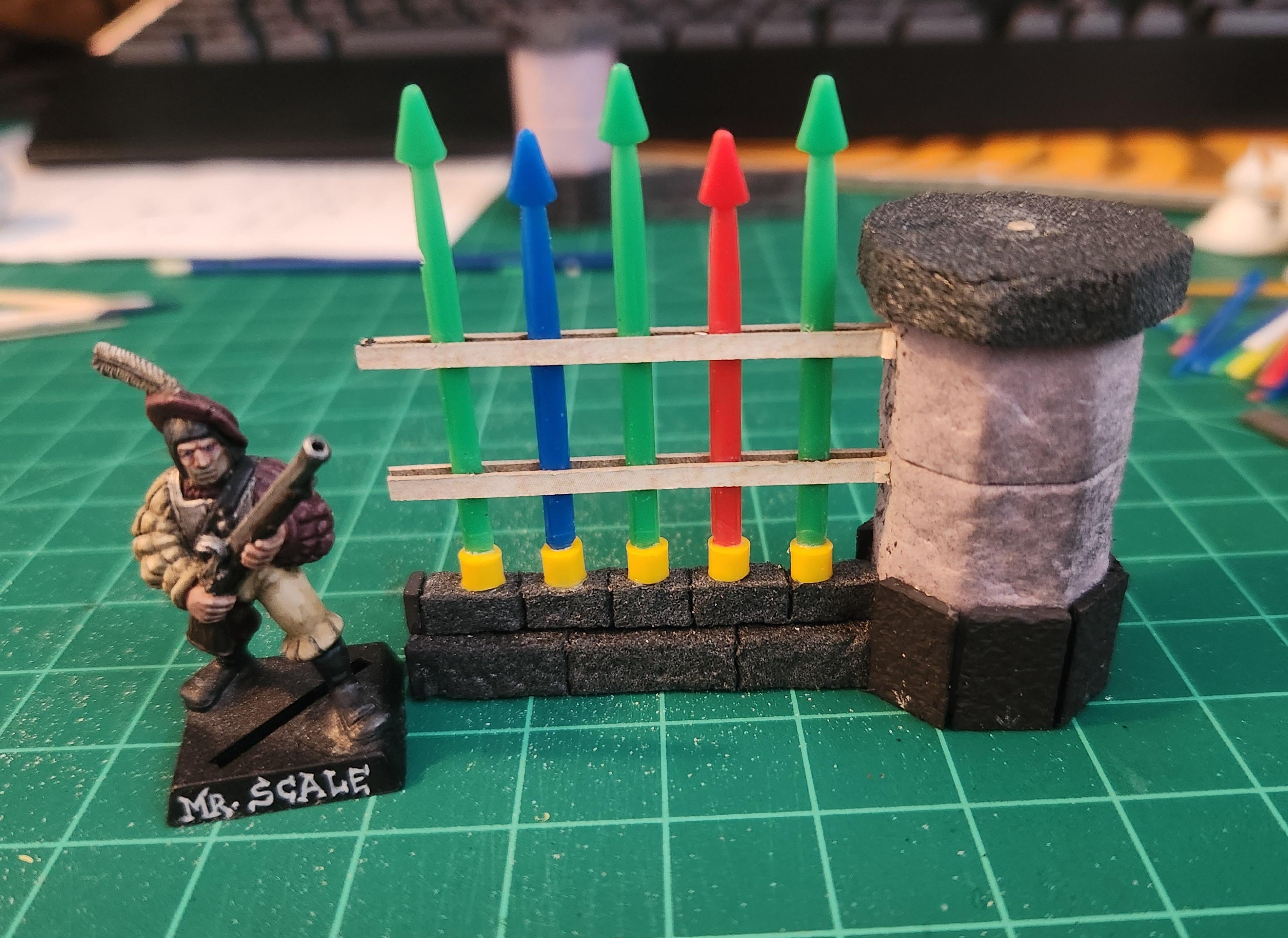 Empire, Fence, Magnet, Modular, Mordheim, Scratch Build, Terrain, Warhammer Fantasy
