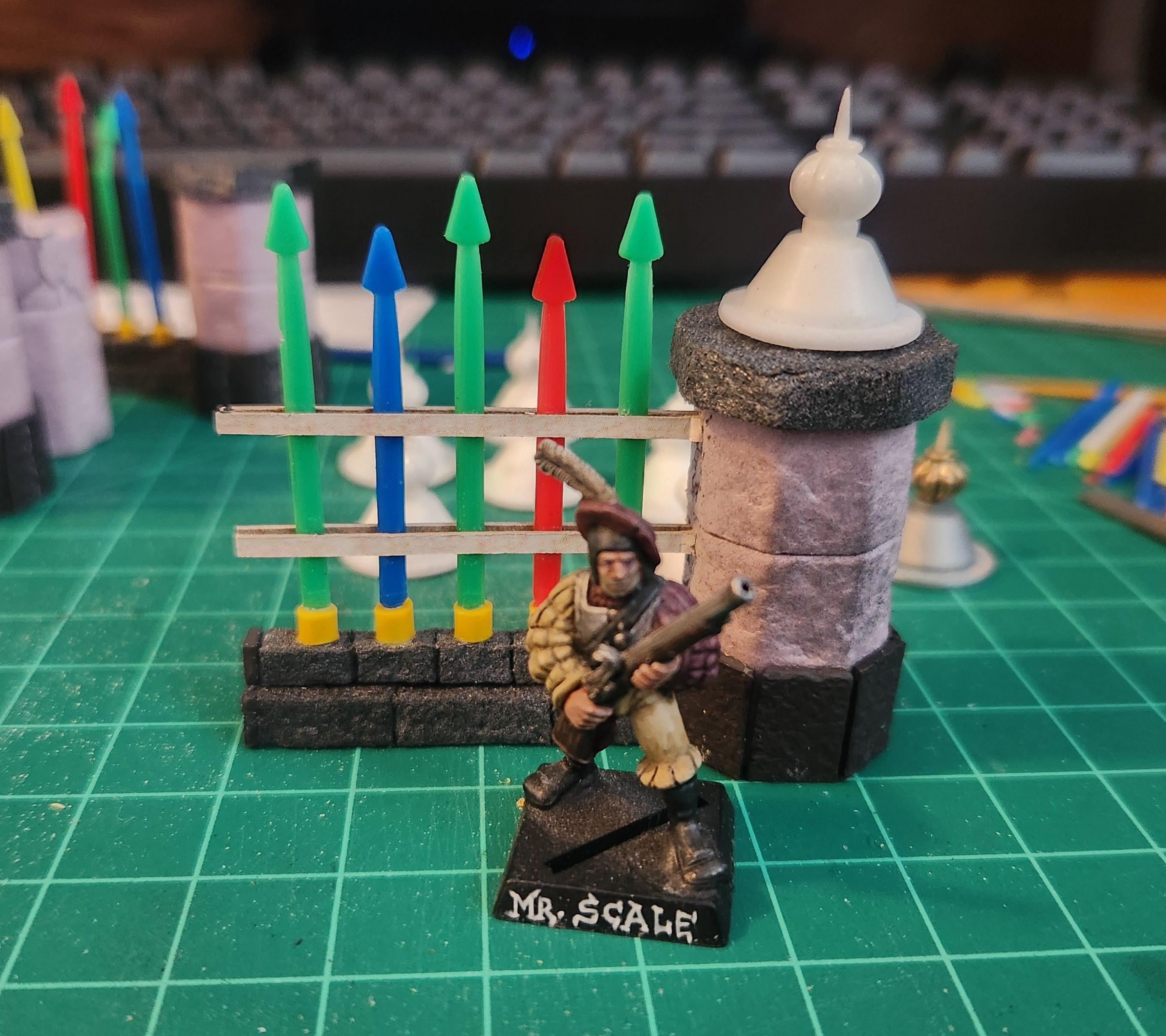 Empire, Fence, Magnet, Modular, Mordheim, Scratch Build, Terrain, Warhammer Fantasy