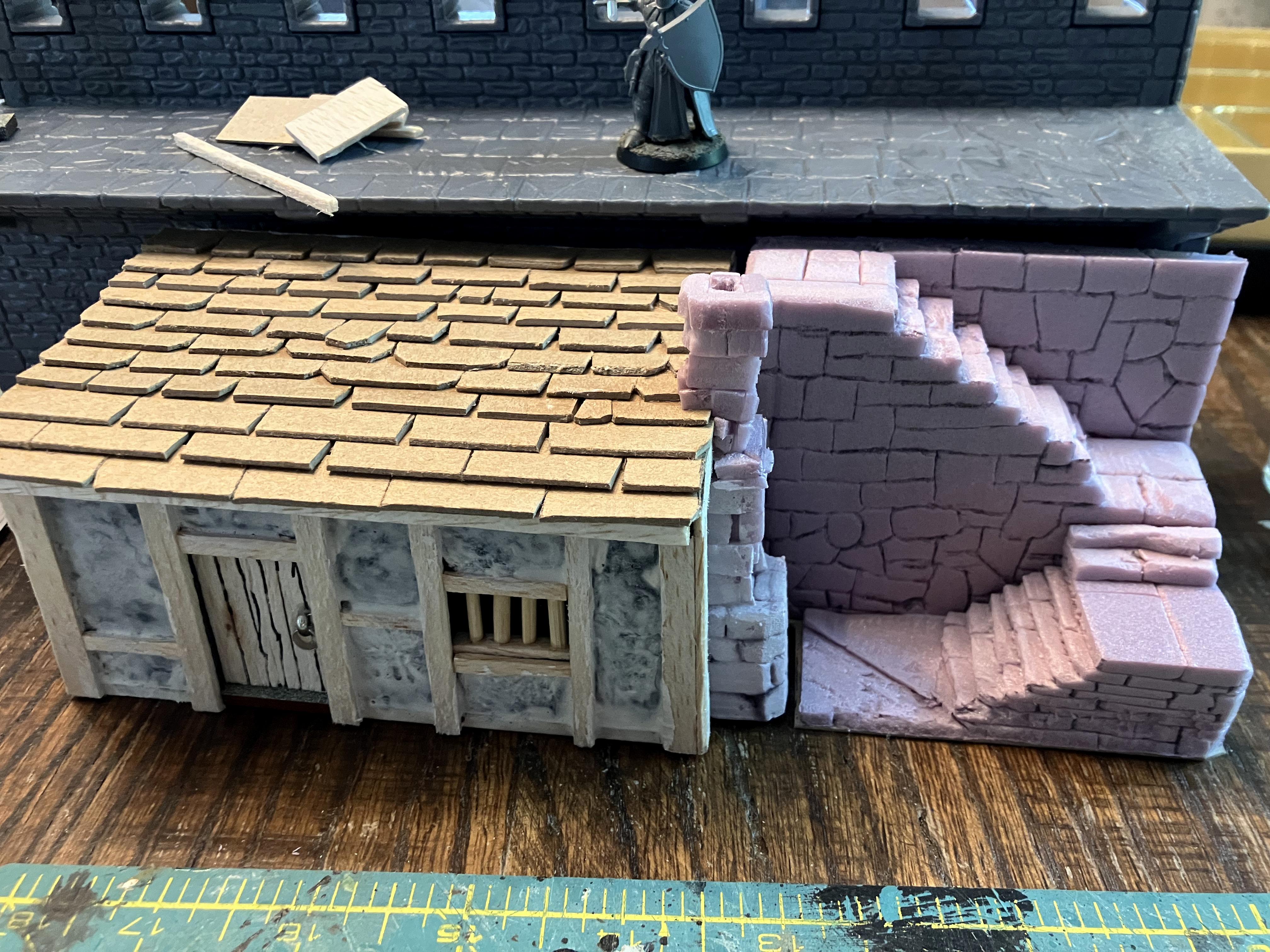 Age Of Sigmar, Buildings, Do-it-yourself, Dungeons And Dragons, Fantasy Village, Medieval, Oldhammer, Painting, Scratch Build, Step-by-step, Terrain, Victorian, Warhammer Fantasy, Warhammer Fortress, Warhammer The Old World, Work In Progress