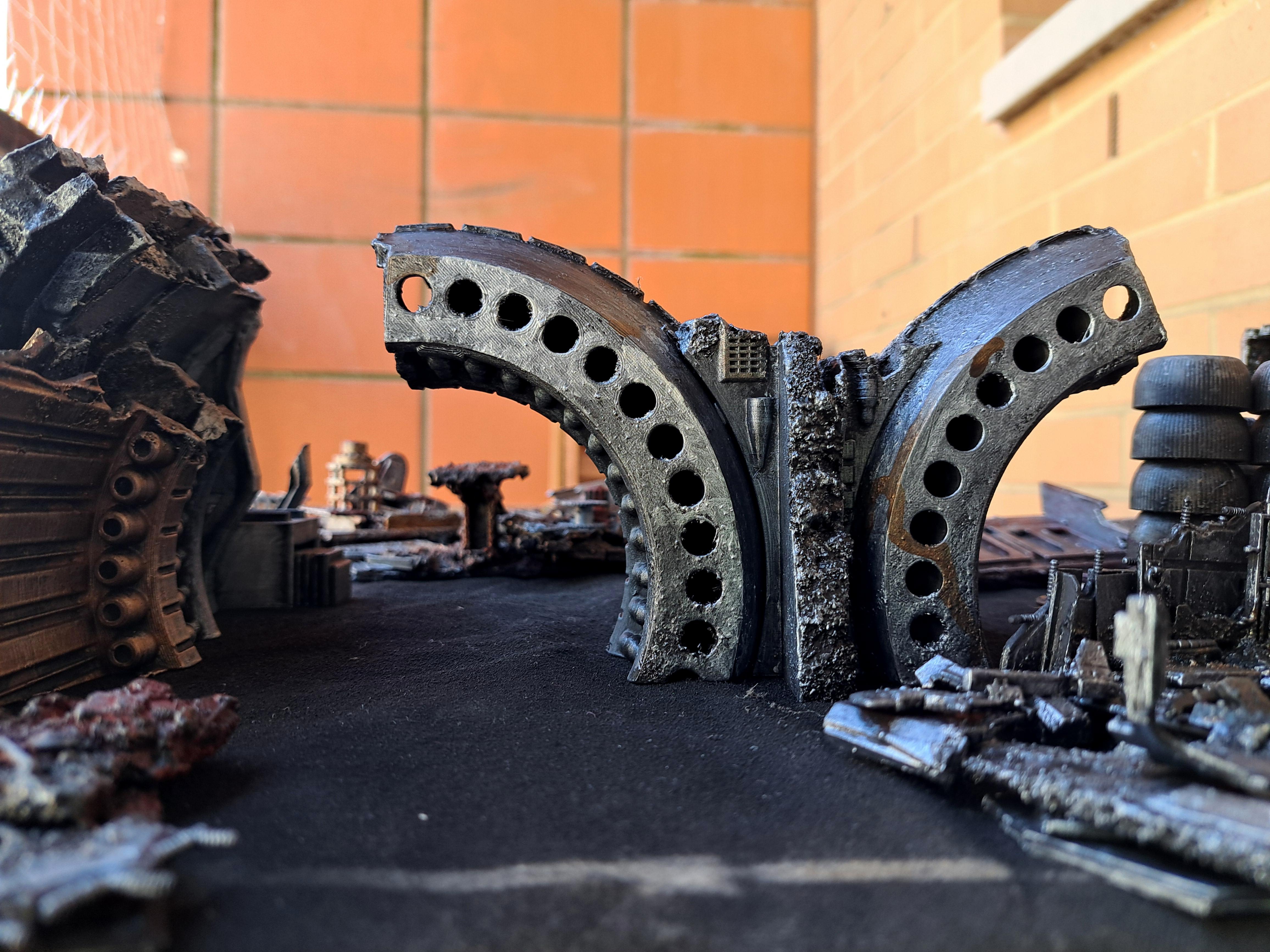 28mm, Crash Site, Crashed Starship, Stargrave, Terrain, Warhammer 40,000, Wreckage