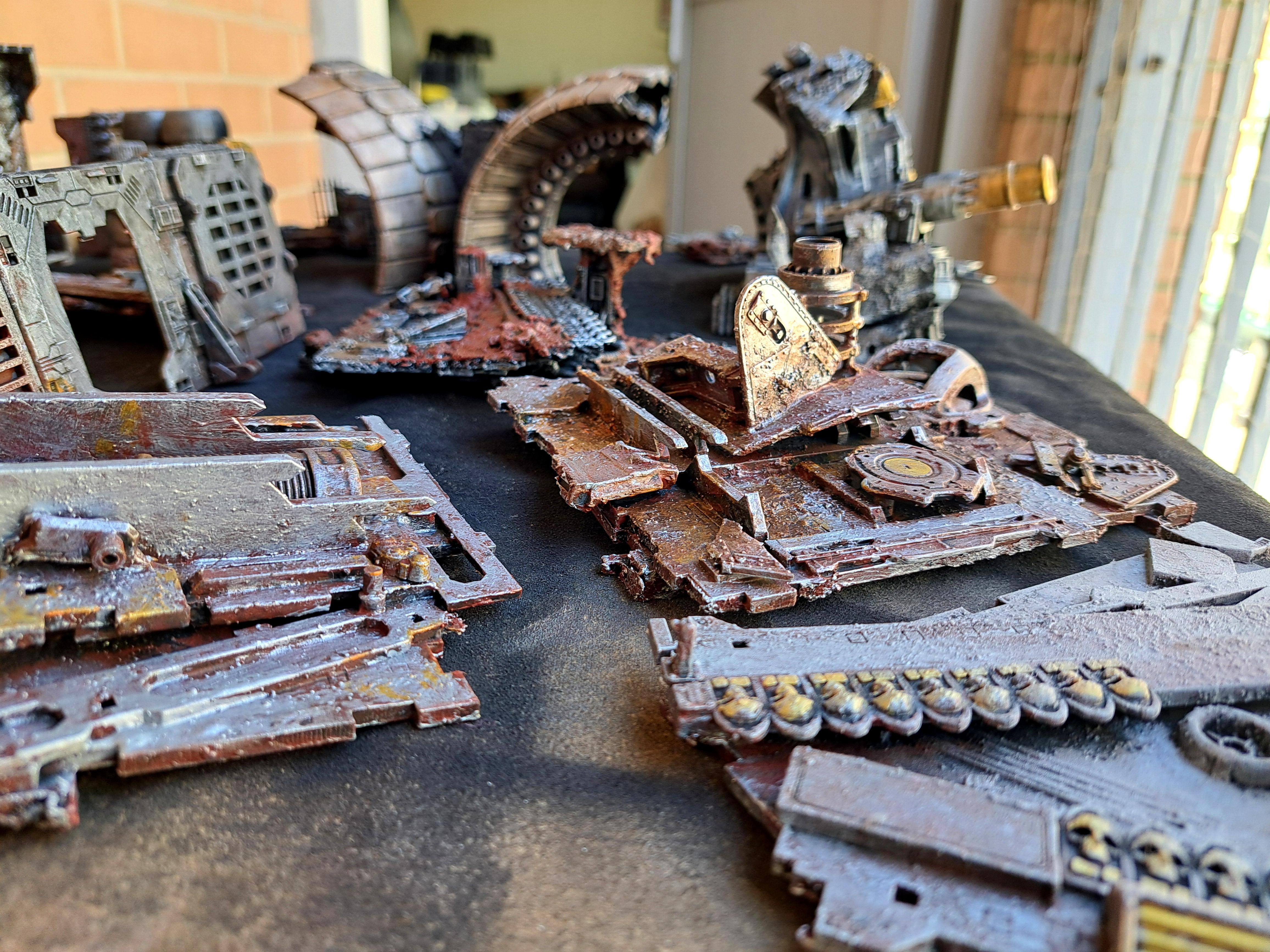 28mm, Crash Site, Crashed Starship, Stargrave, Terrain, Warhammer 40,000, Wreckage