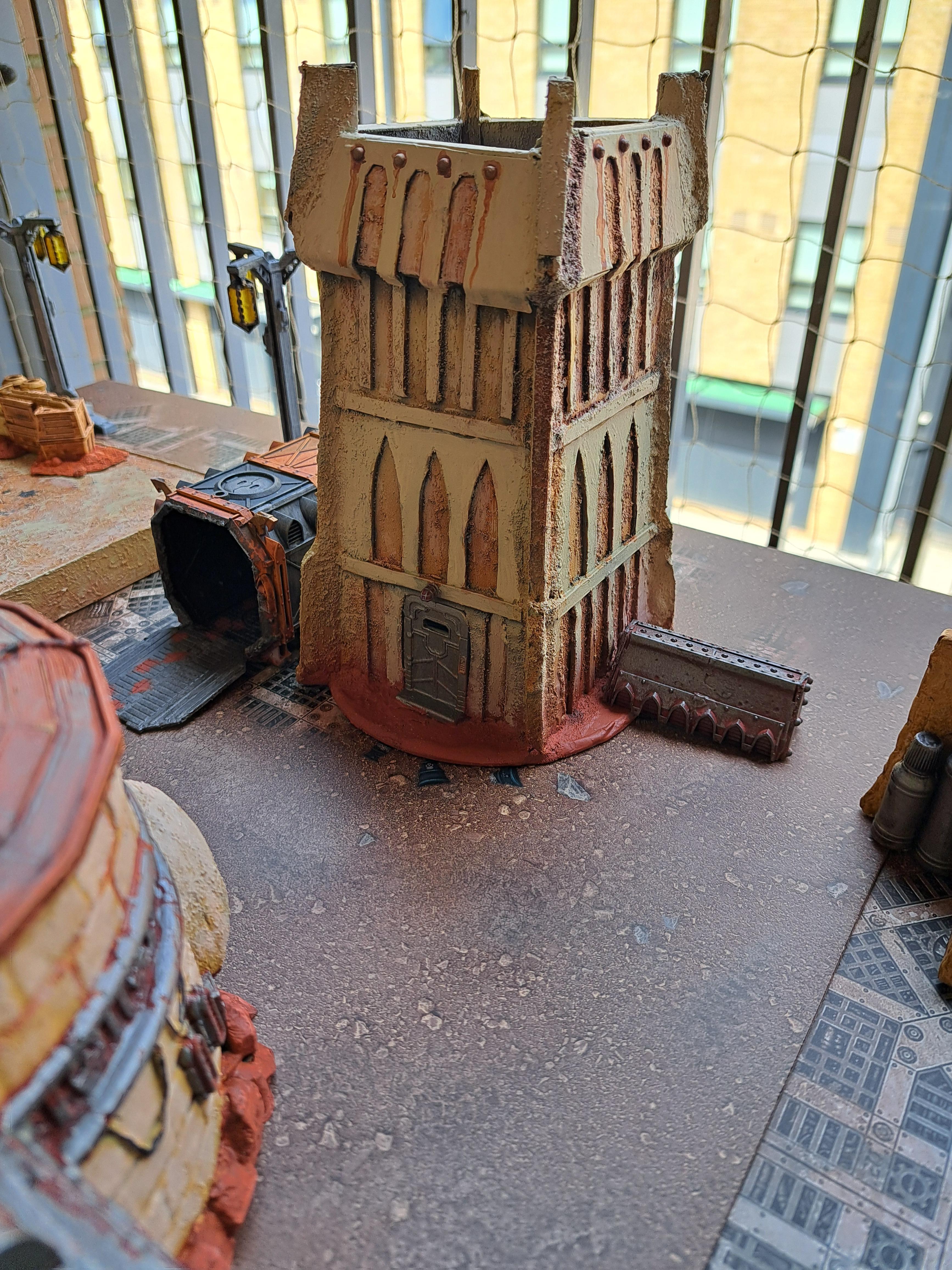 28mm, Scifi, Scratch Build, Stargrave, Terrain, Tower