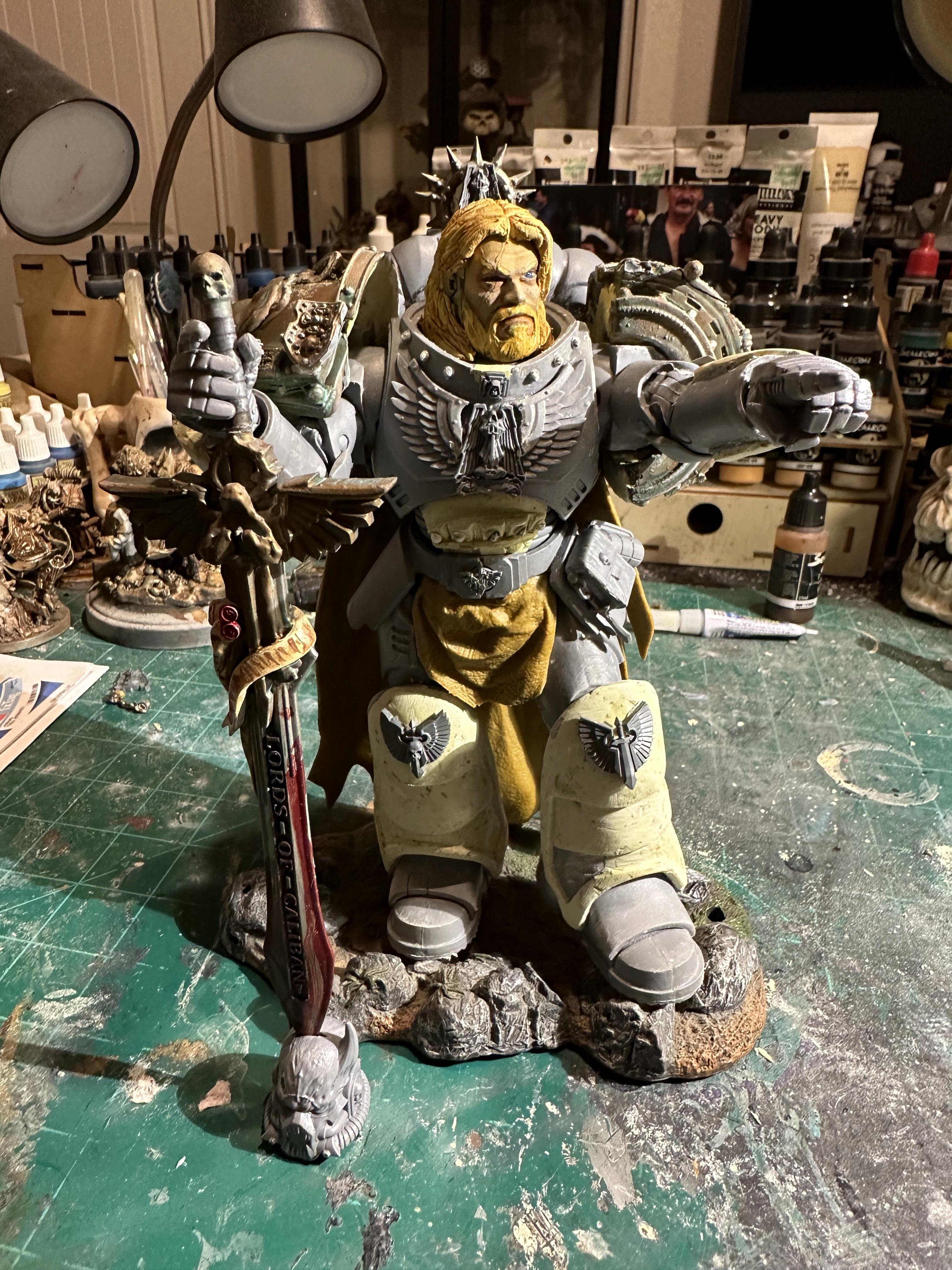 Action Figure, Conversion, Dark Angels, Death Angles, Lion El Johnson, Mcfarlane, Primarch, Space Marines, Tatt, The Lion, Toy, Warhammer 40,000
