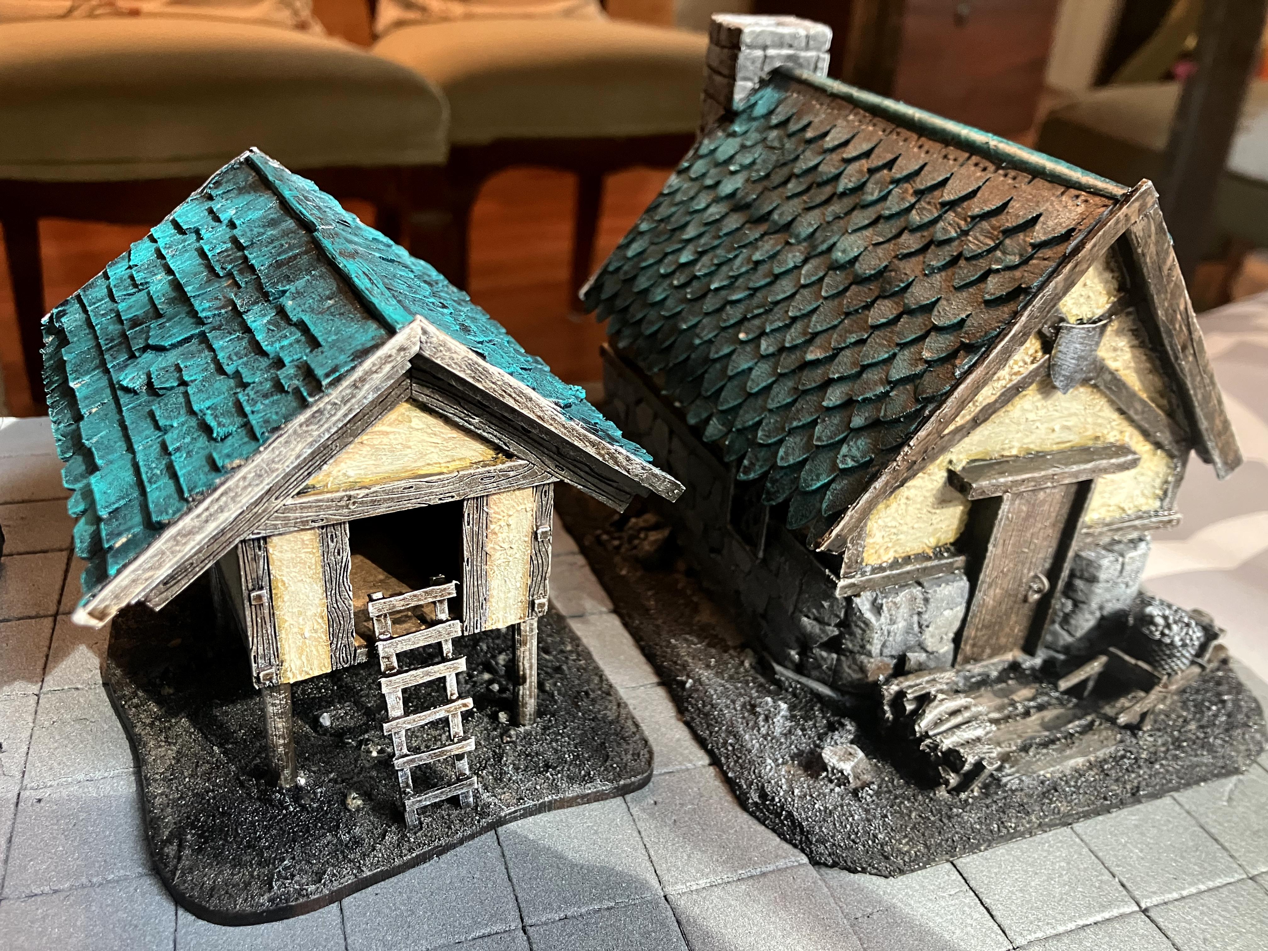 Age Of Sigmar, Castle, Kitbash, Medieval, Mordheim, Painting, Scratch Build, Terrain, Village, Warhammer Fantasy