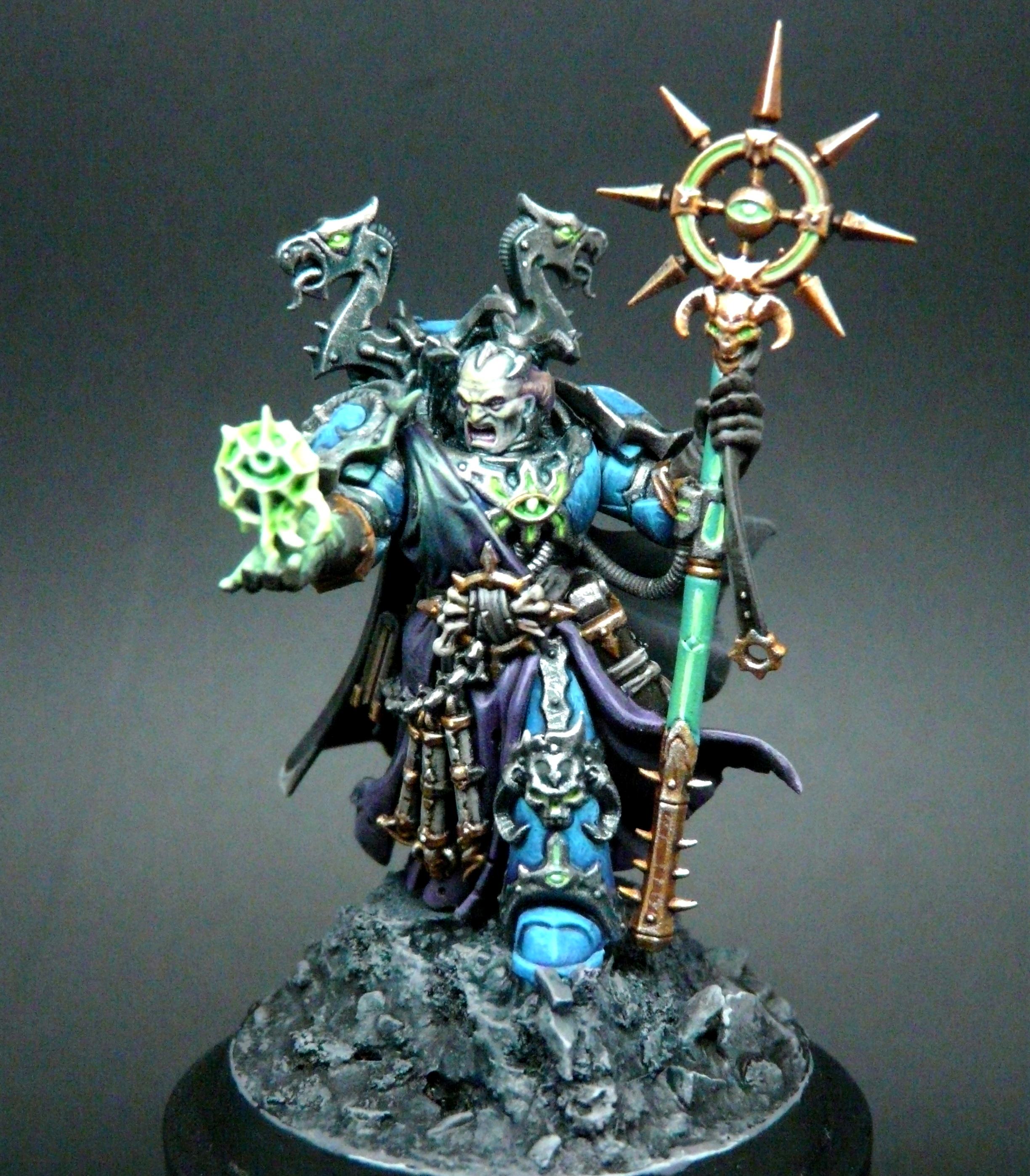 Alpha Legion, Chaos Space Marines, Hereticus Astartes, Sorcerer