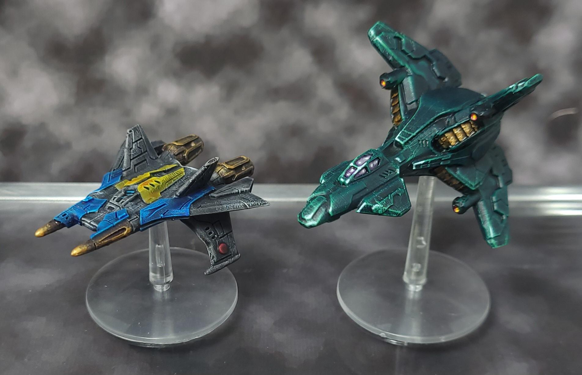 Fighter, Space Ship, Star Eagles Prototypes 