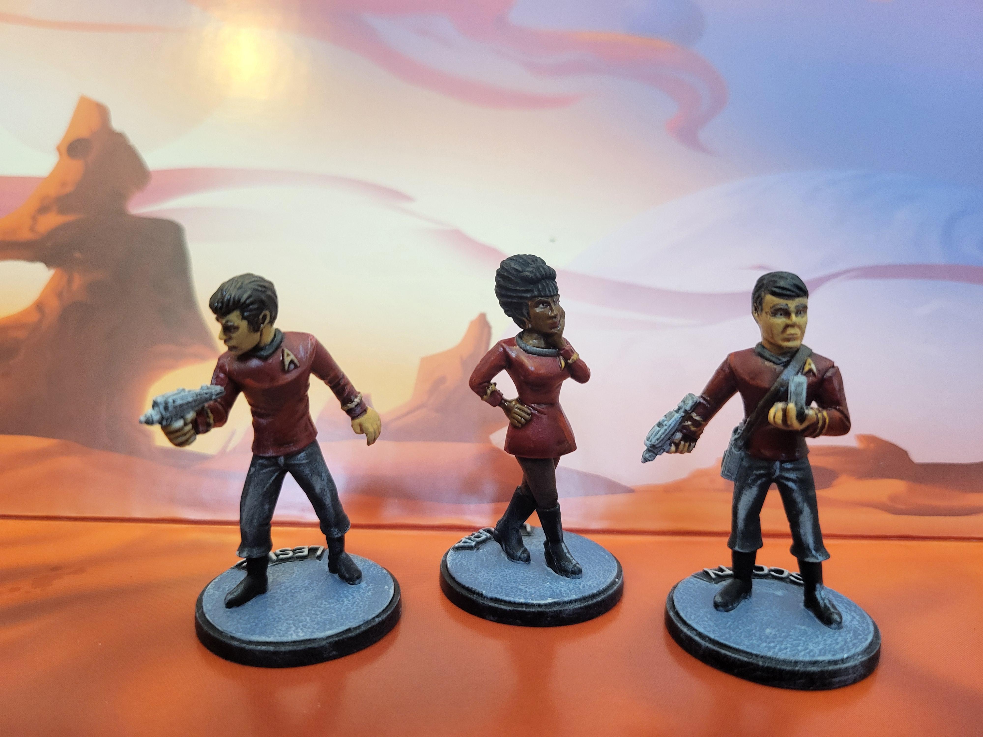 Original Series, Leslie, Uhura, Scotty
