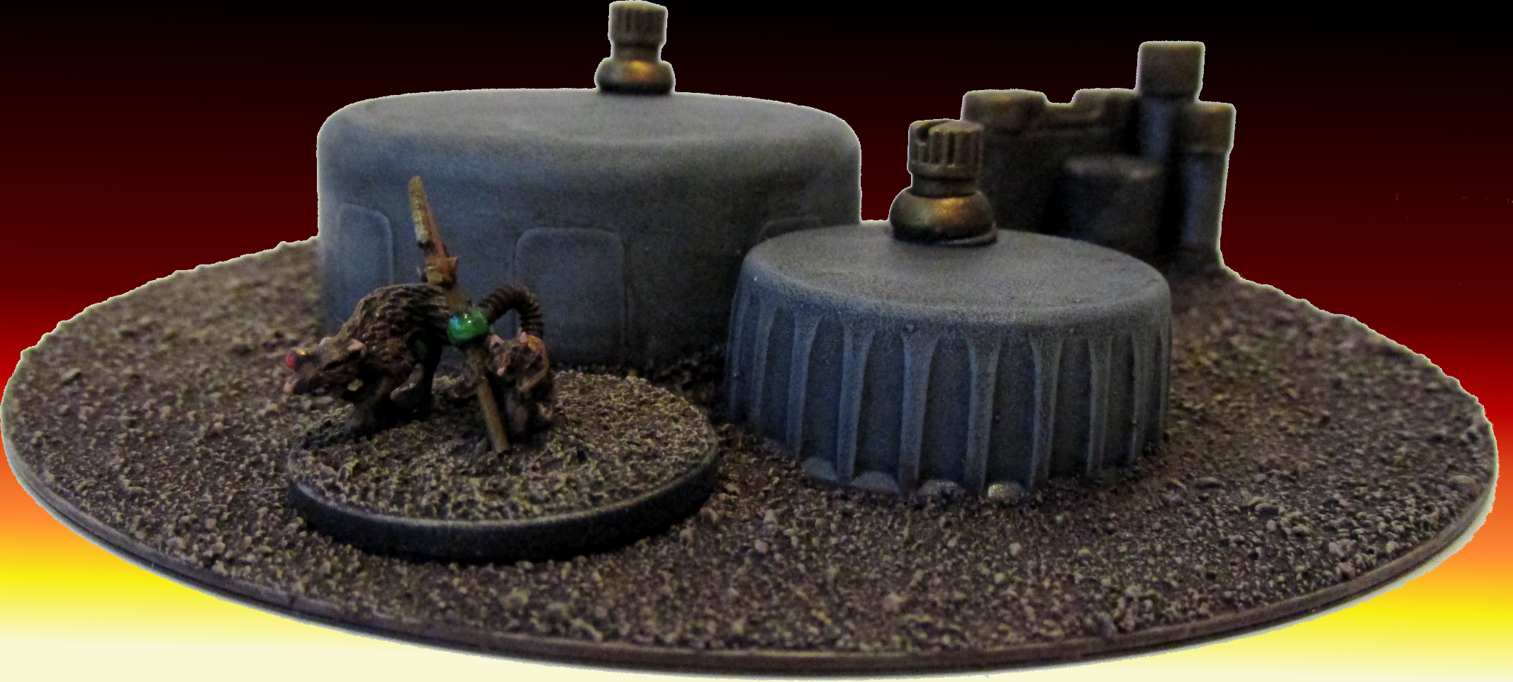 Skaven Warlock (6mm Epic 40k scale) 