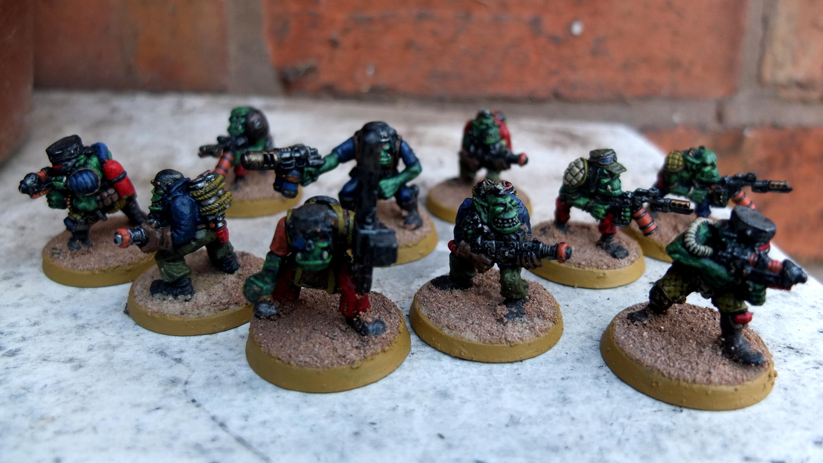 Burna Boyz, Conversion, Metal, Orks, Rogue Trader