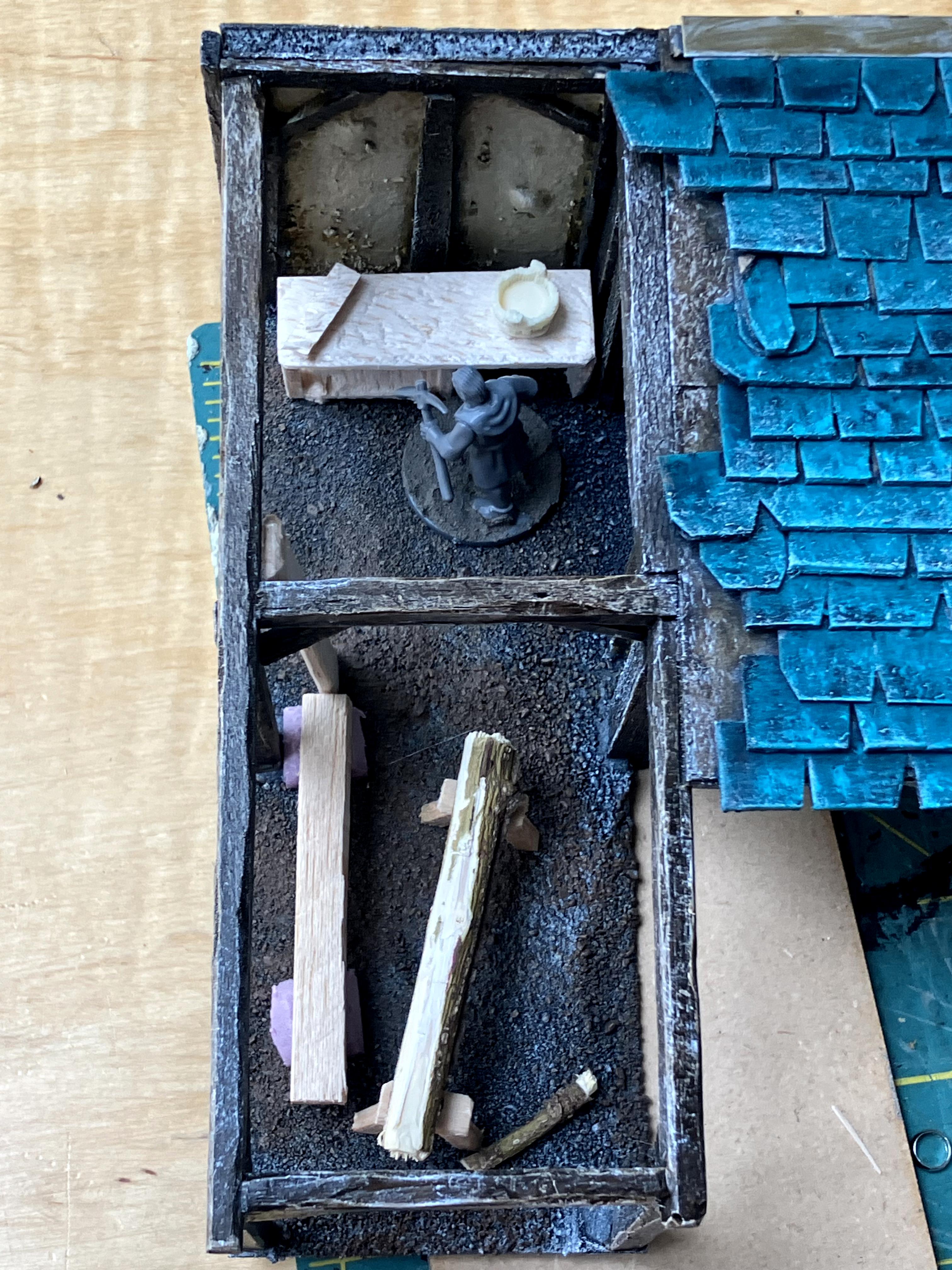 Age Of Sigmar, Carpenter, Details, Kitbash, Medieval, Mordheim, Painting, Scratch Build, Terrain, Village, Warhammer Fantasy