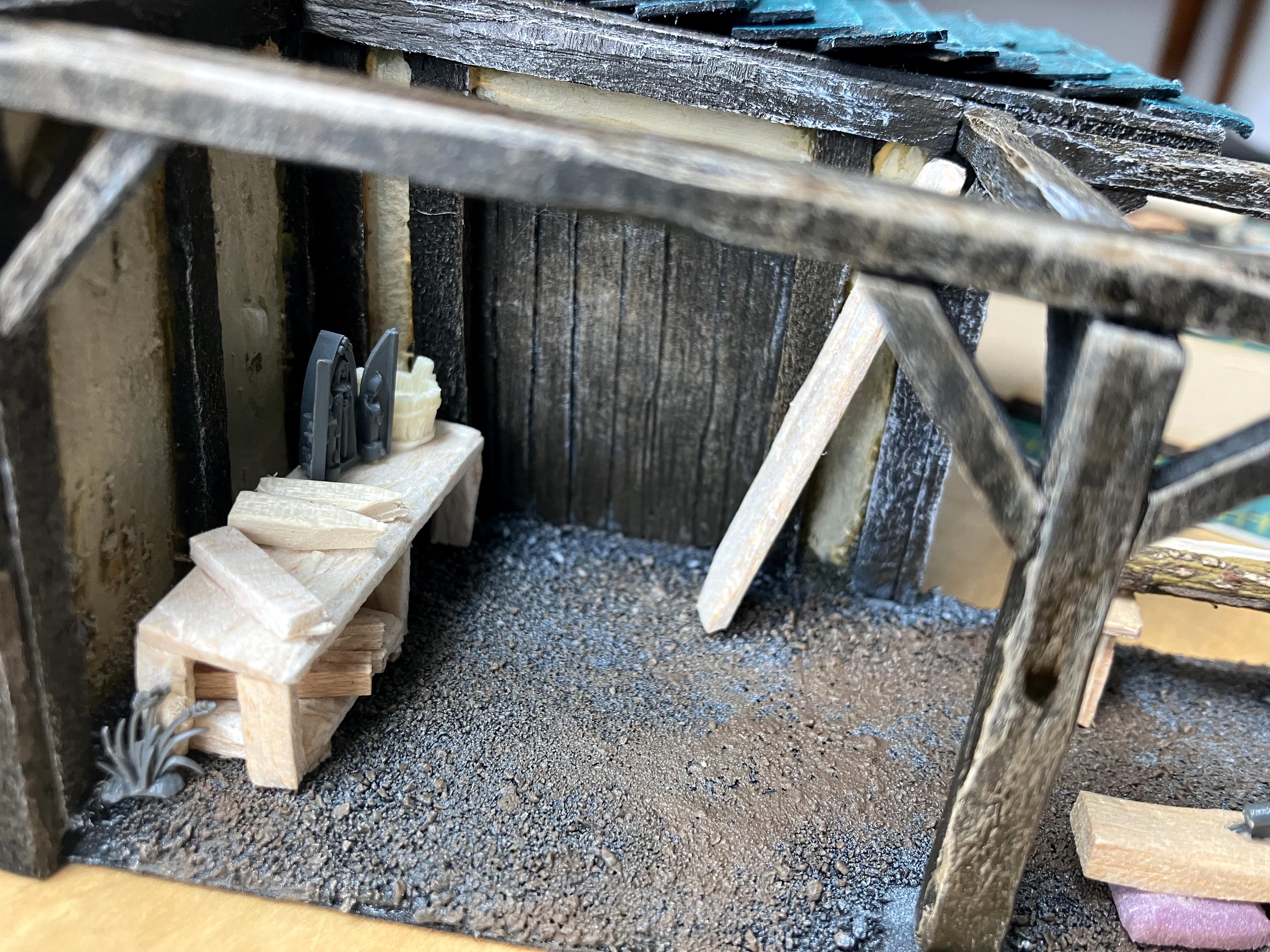 Age Of Sigmar, Carpenter, Details, Kitbash, Medieval, Mordheim, Painting, Scratch Build, Terrain, Village, Warhammer Fantasy
