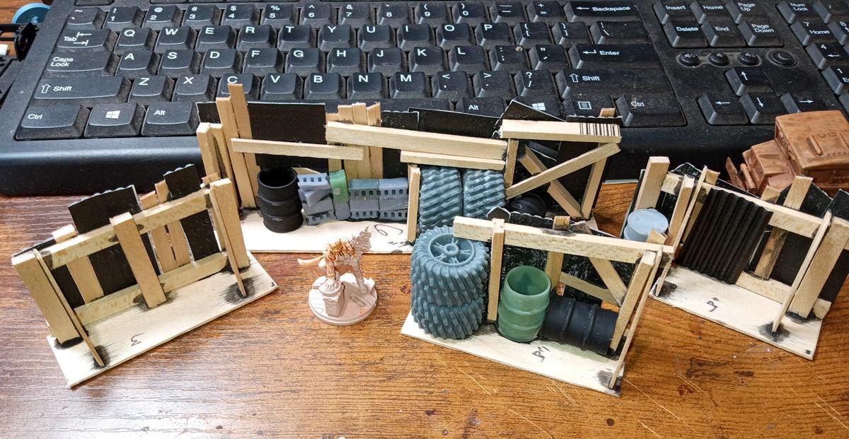 Barricades, Scratch Build, Terrain