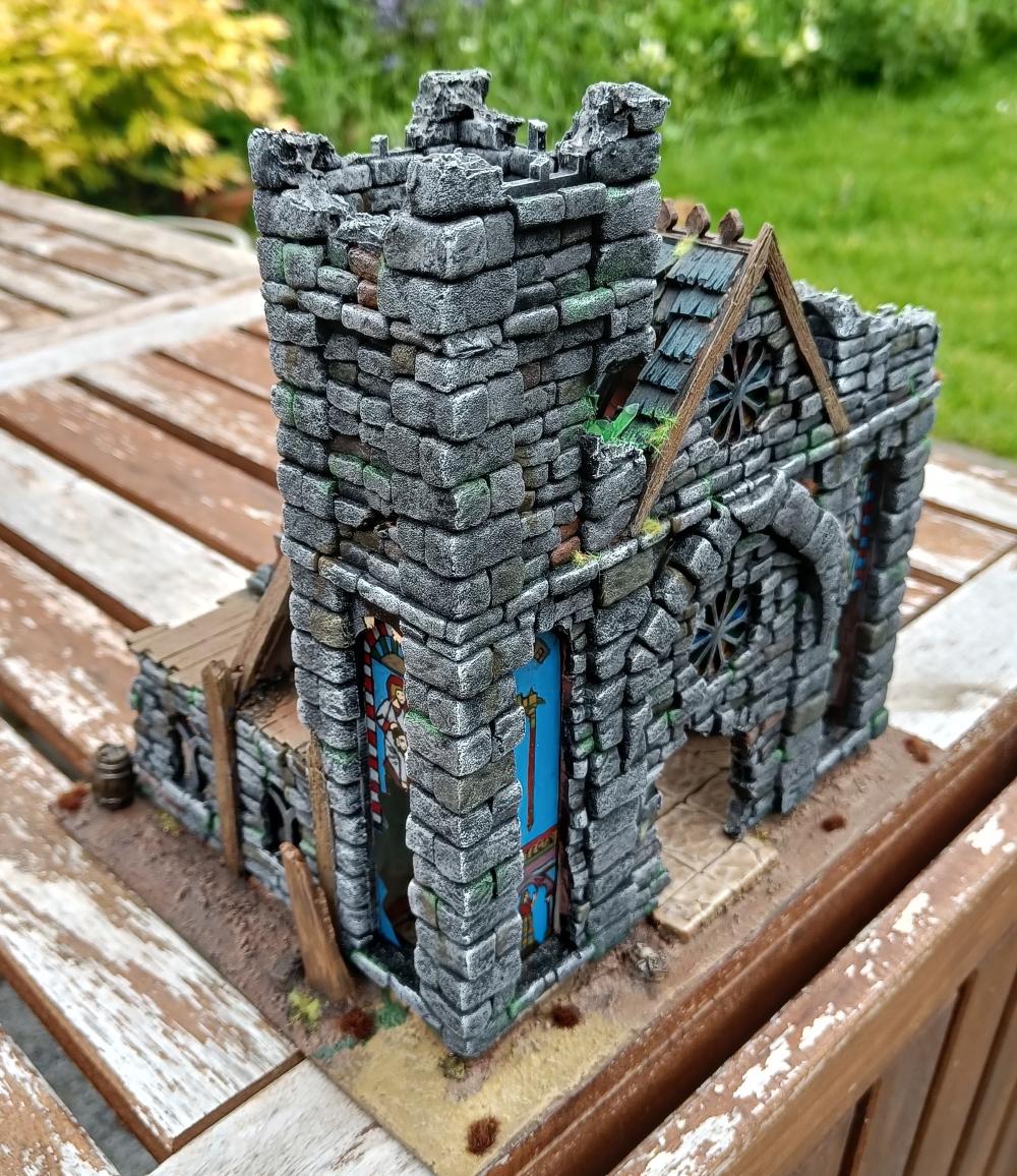 Mdf, Mordheim, Ruined Church, Terrain