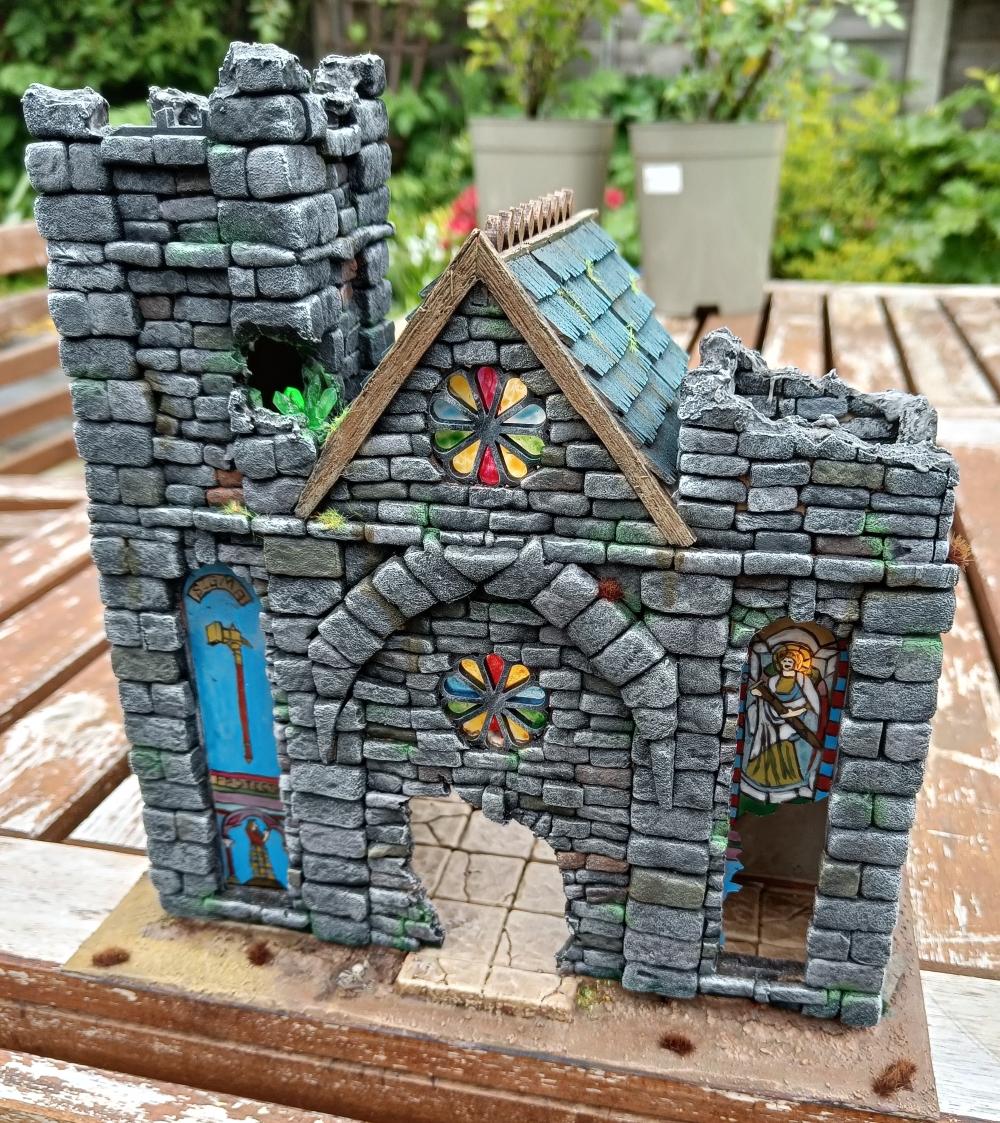 Mdf, Mordheim, Ruined Church, Terrain