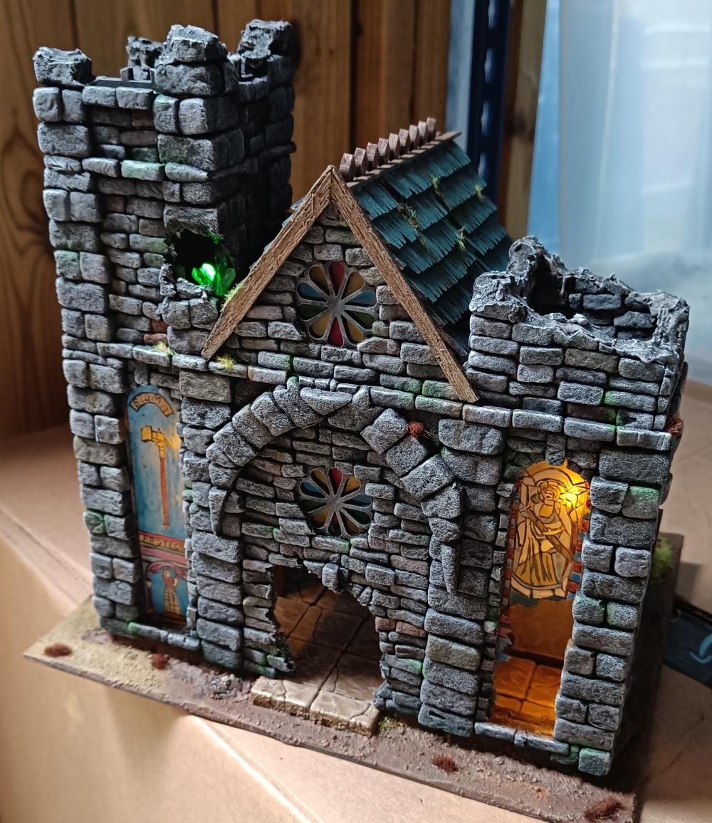 Mdf, Mordheim, Ruined Church, Terrain