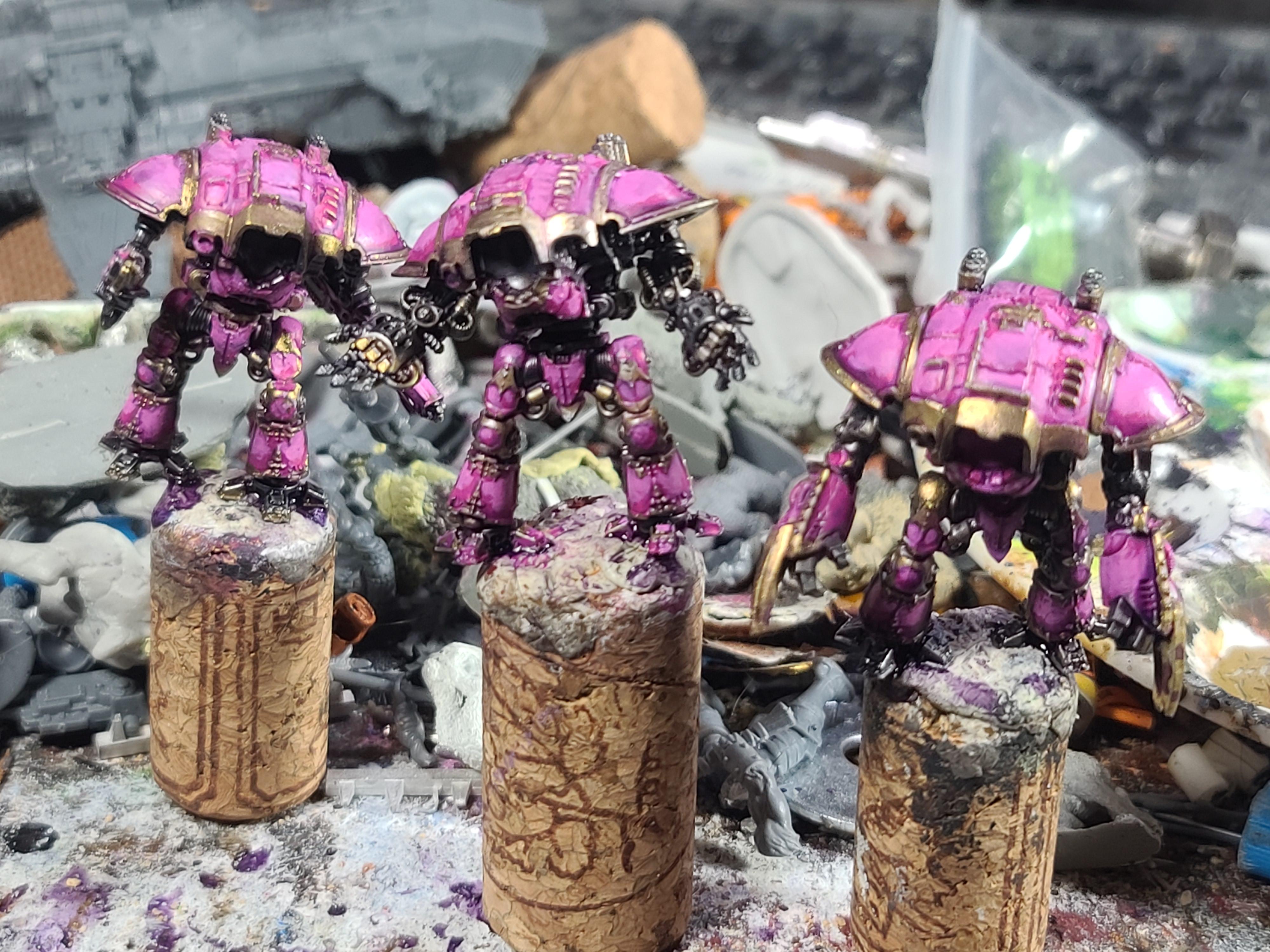 8mm, Adeptus Titanicus, Games Workshop, Knights, Questoris