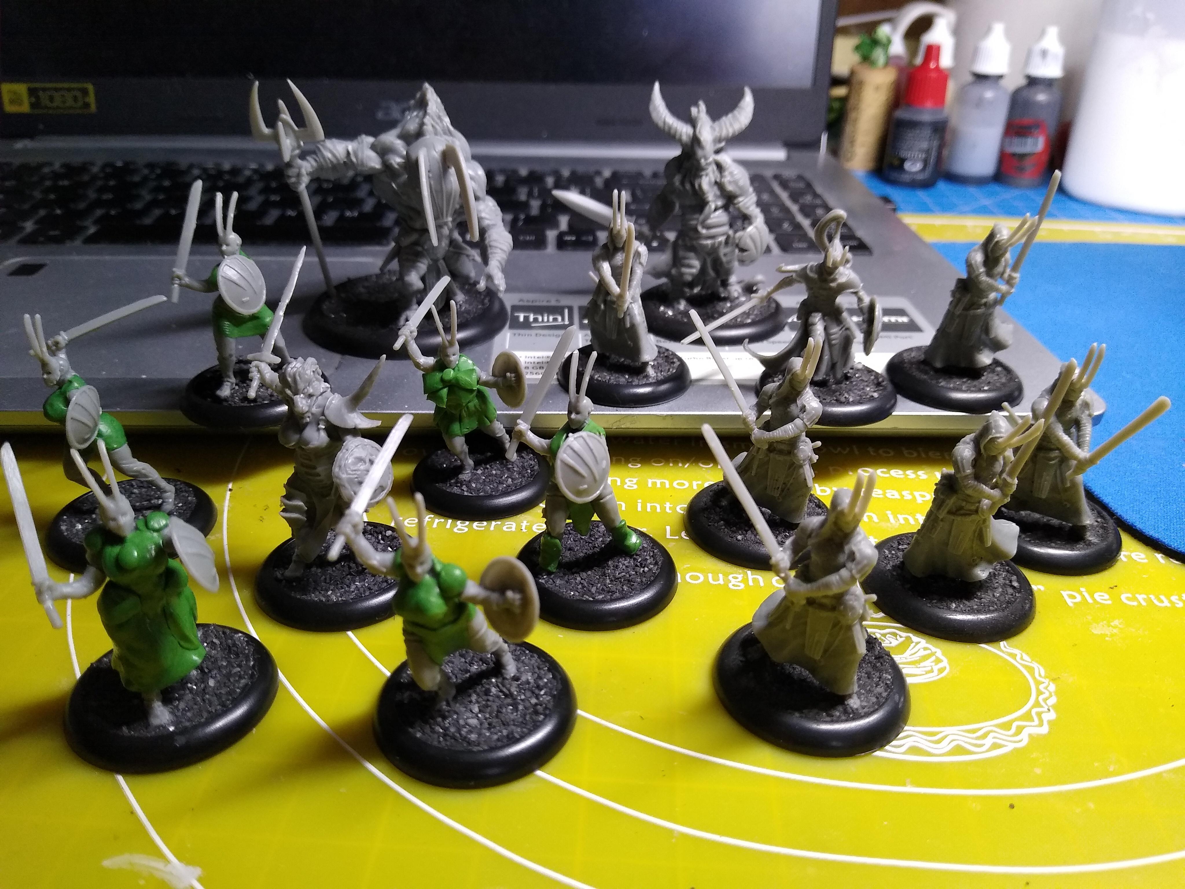 Ashmen, Blood Mask, Long Horn, Rathor, Wrath Of Kings