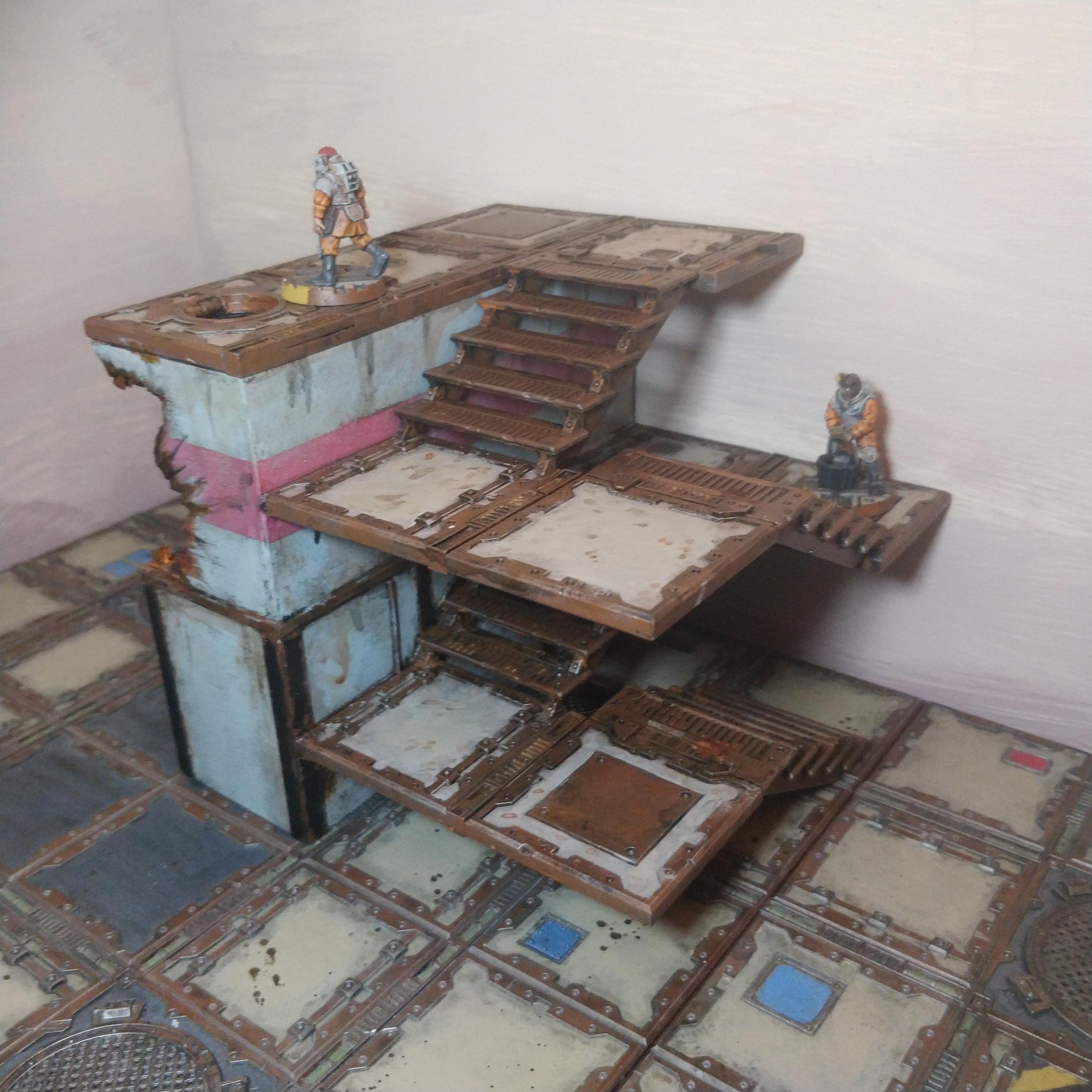 N17, Necromunda, Stairs, Stairwell, Zone Mortalis