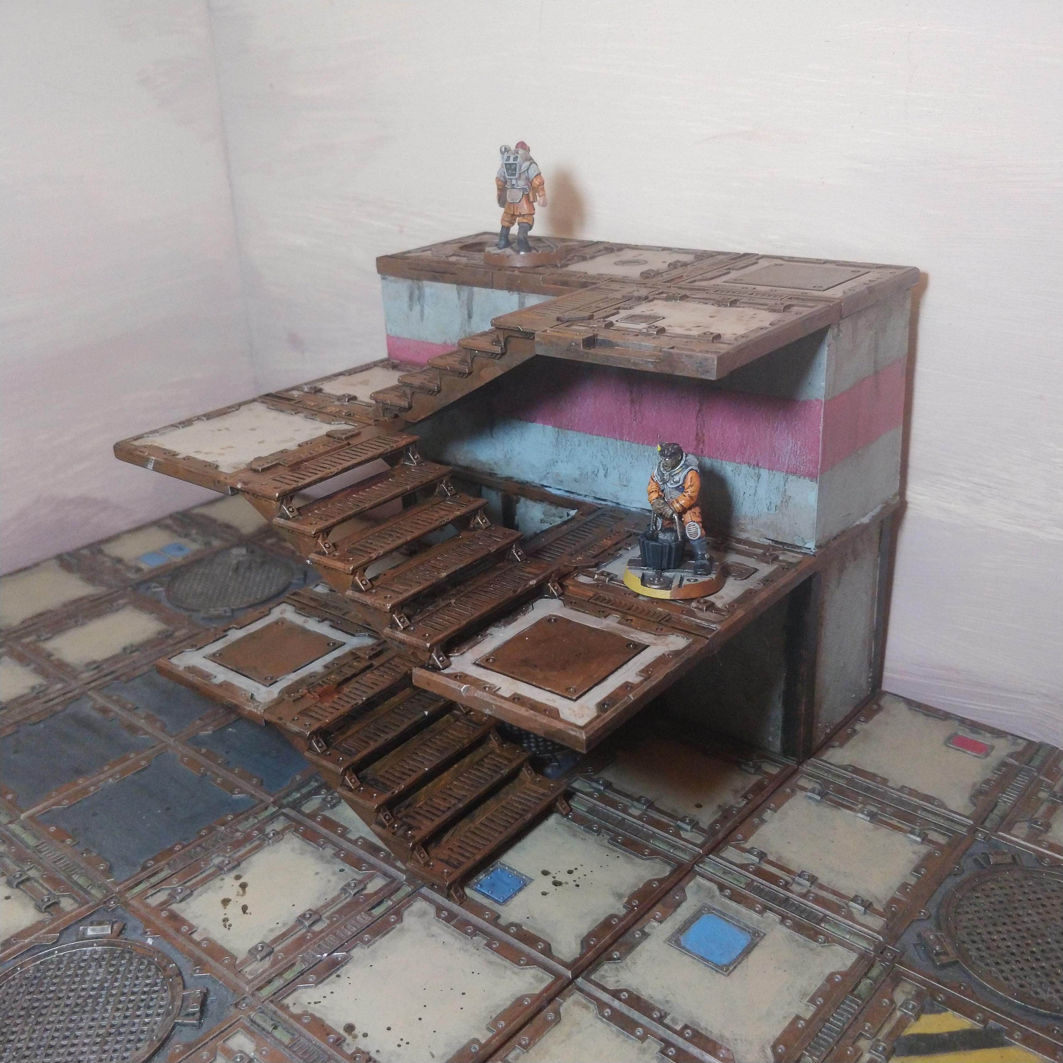 N17, Necromunda, Stairs, Stairwell, Zone Mortalis