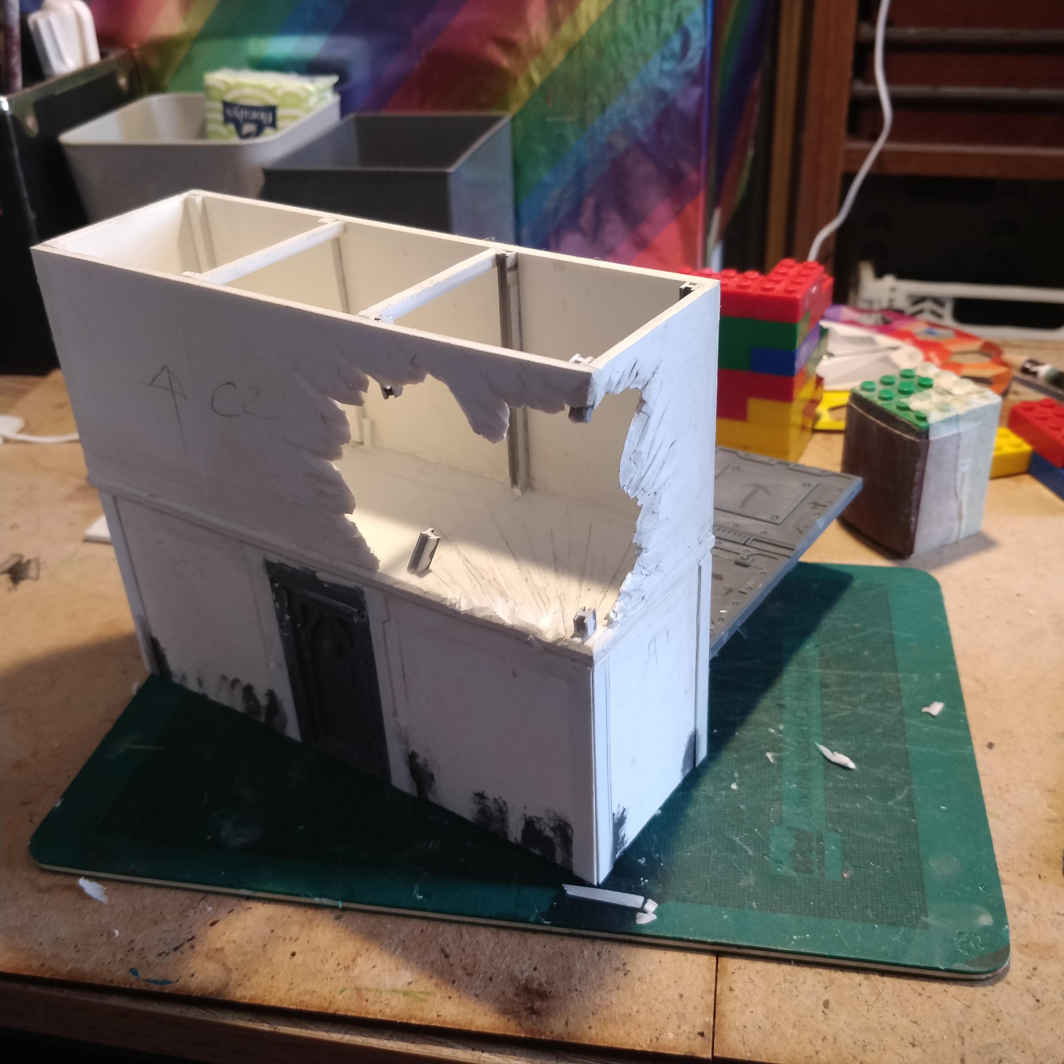 N17, Necromunda, Stairs, Stairwell, Work In Progress, Zone Mortalis
