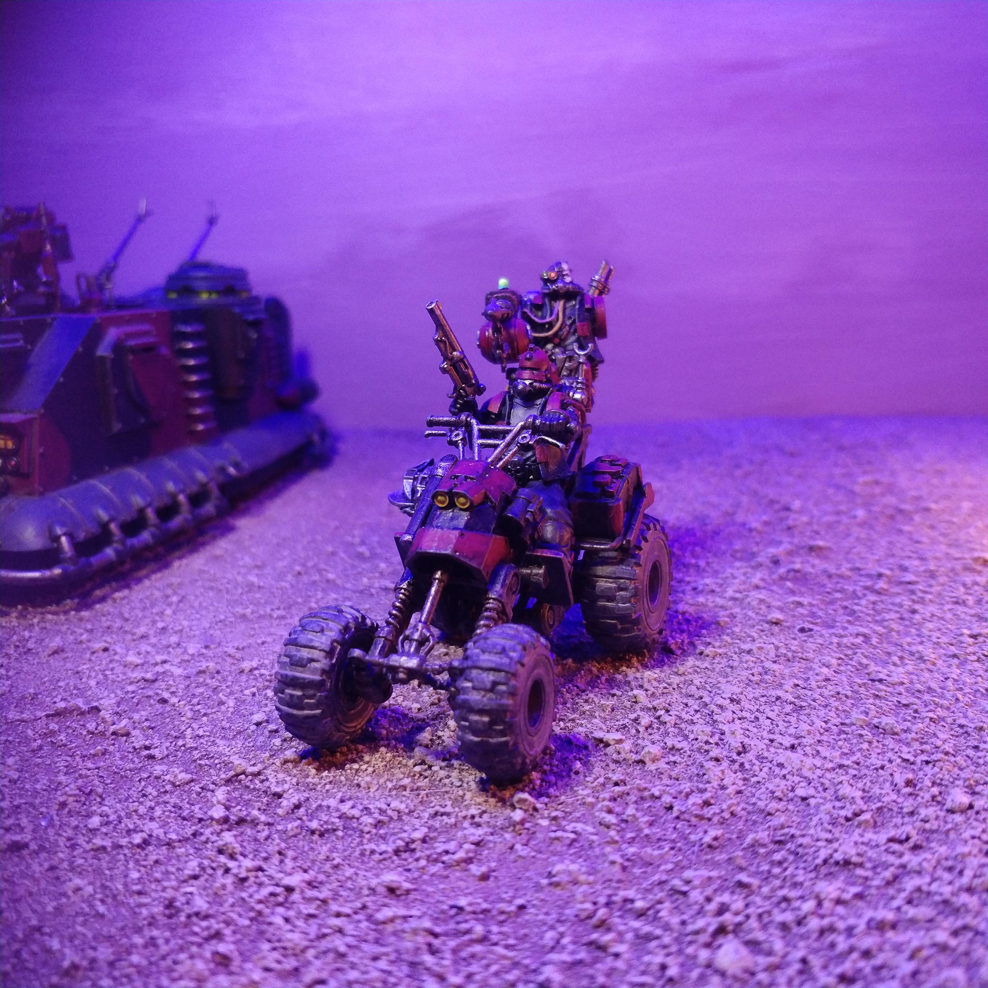 Admech, Ash Wastes, Orlock, Outrider, Quad Bike, Skitarii